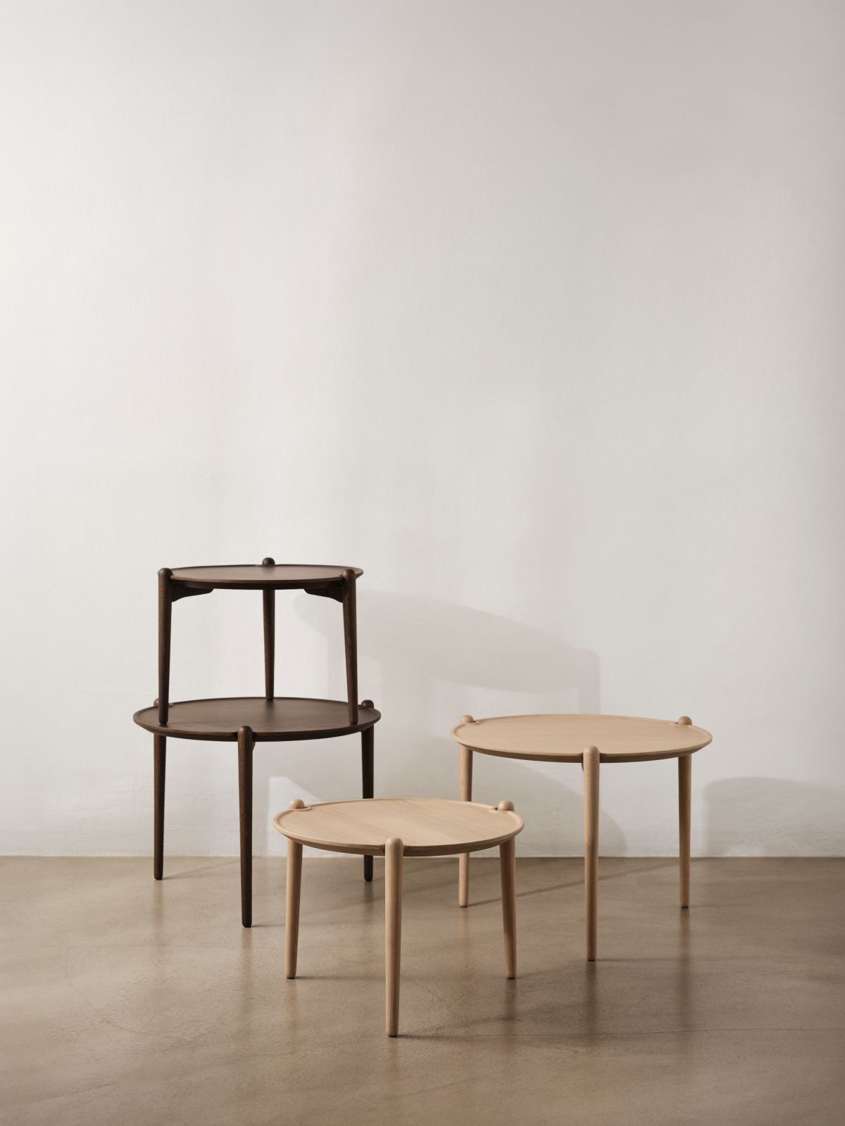 Aria Table bijzettafel Low - donker eiken Design House Stockholm