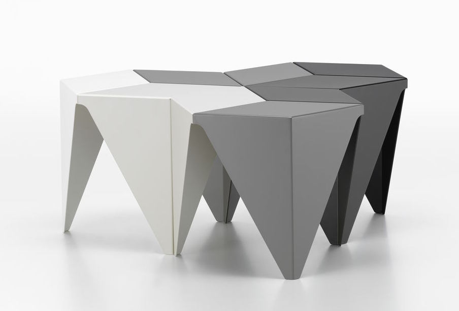 Prismatic Table bijzettafel, geometrisch ontwerp, Vitra