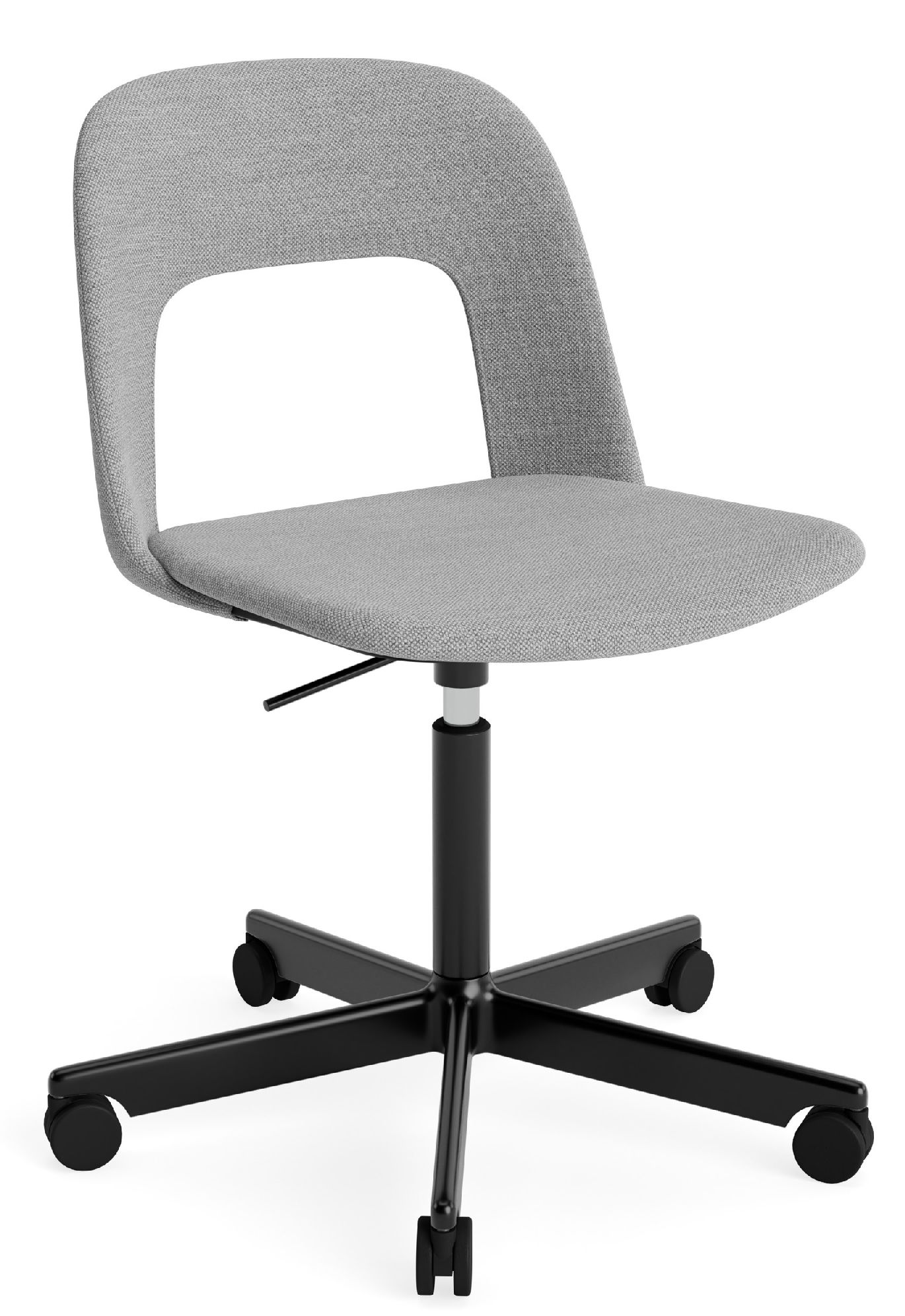 Layout Side Chair 144 stoel met vijfsterrenvoet van Hay