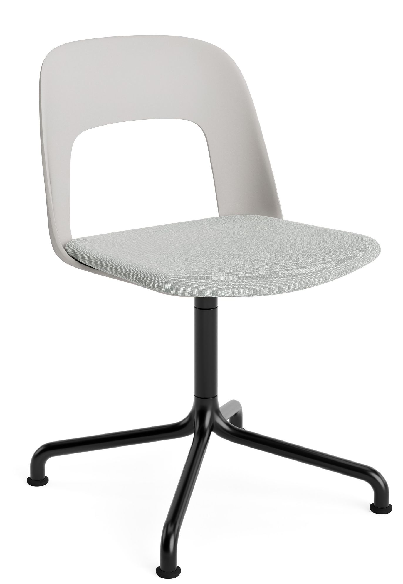 Layout Side Chair 153 draaistoel met vier poten van Hay