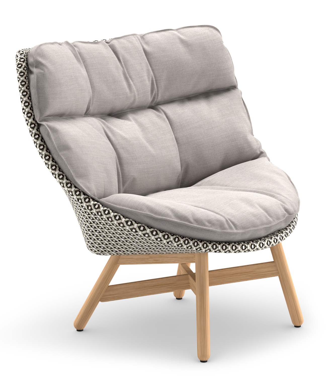 Mbrace Outdoor Wing-stoel met hoge rugleuning van Dedon
