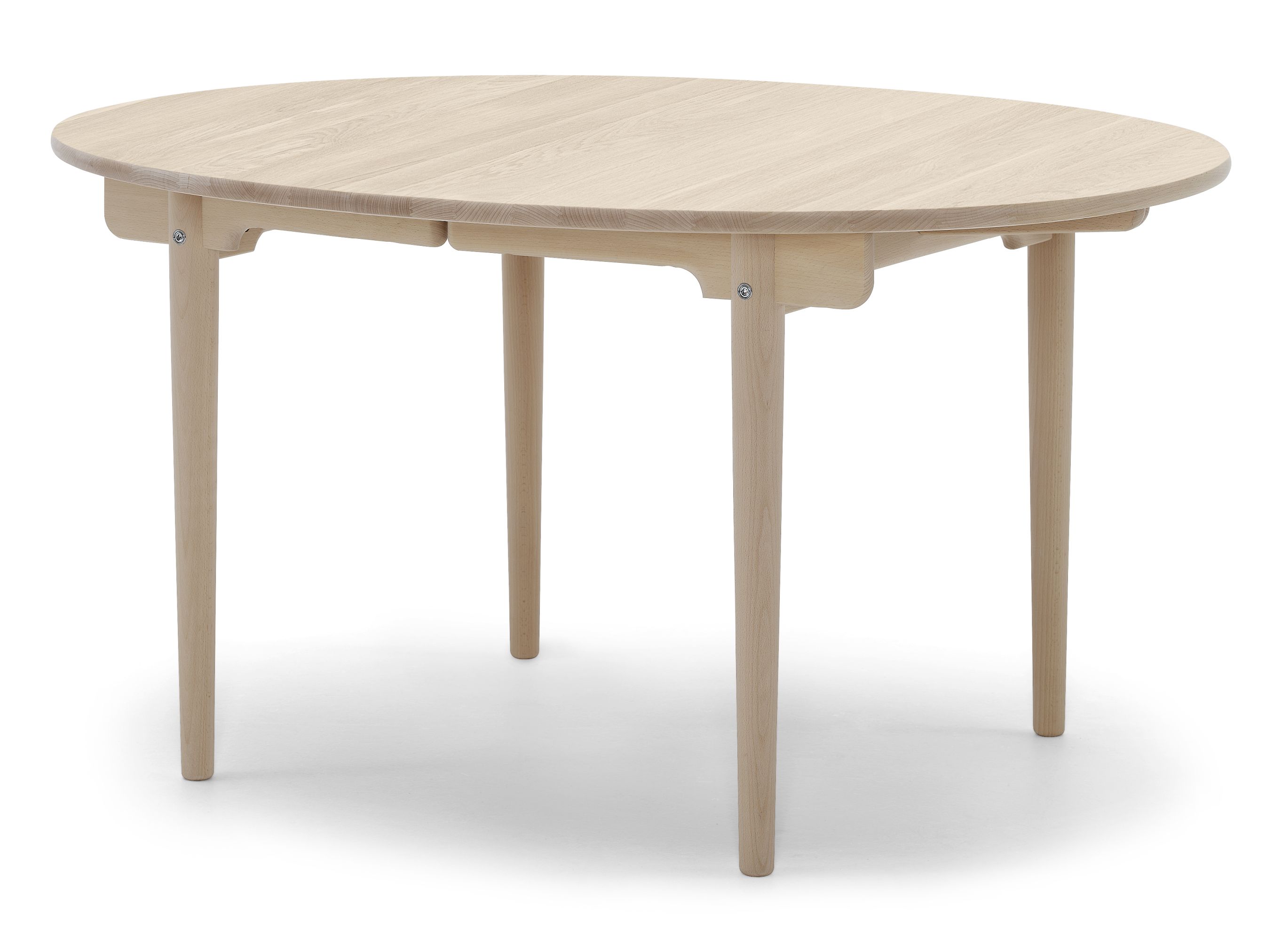CH337 ovaler Esstisch aus Buche von Carl Hansen & Søn, ausziehbar und lackiert.