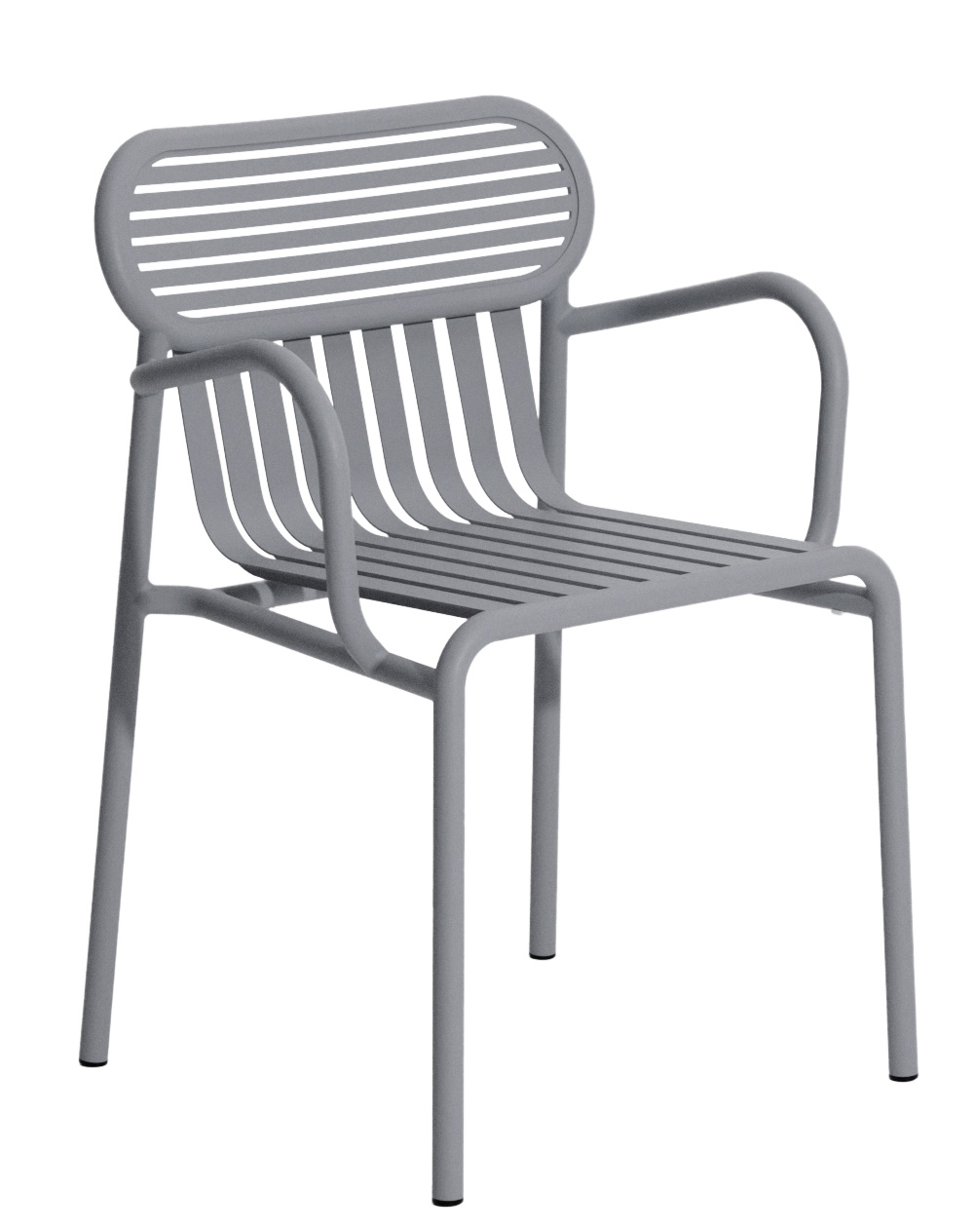 Week-End Garden Chair stoel met armleuningen van Petite Friture, steengrijs (Stone grey)
