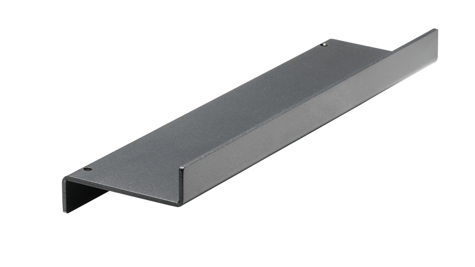 Graue Tojo Ablage "Angeber" für Wandmontage, minimalistisches Design für Ordnung und Stauraum.