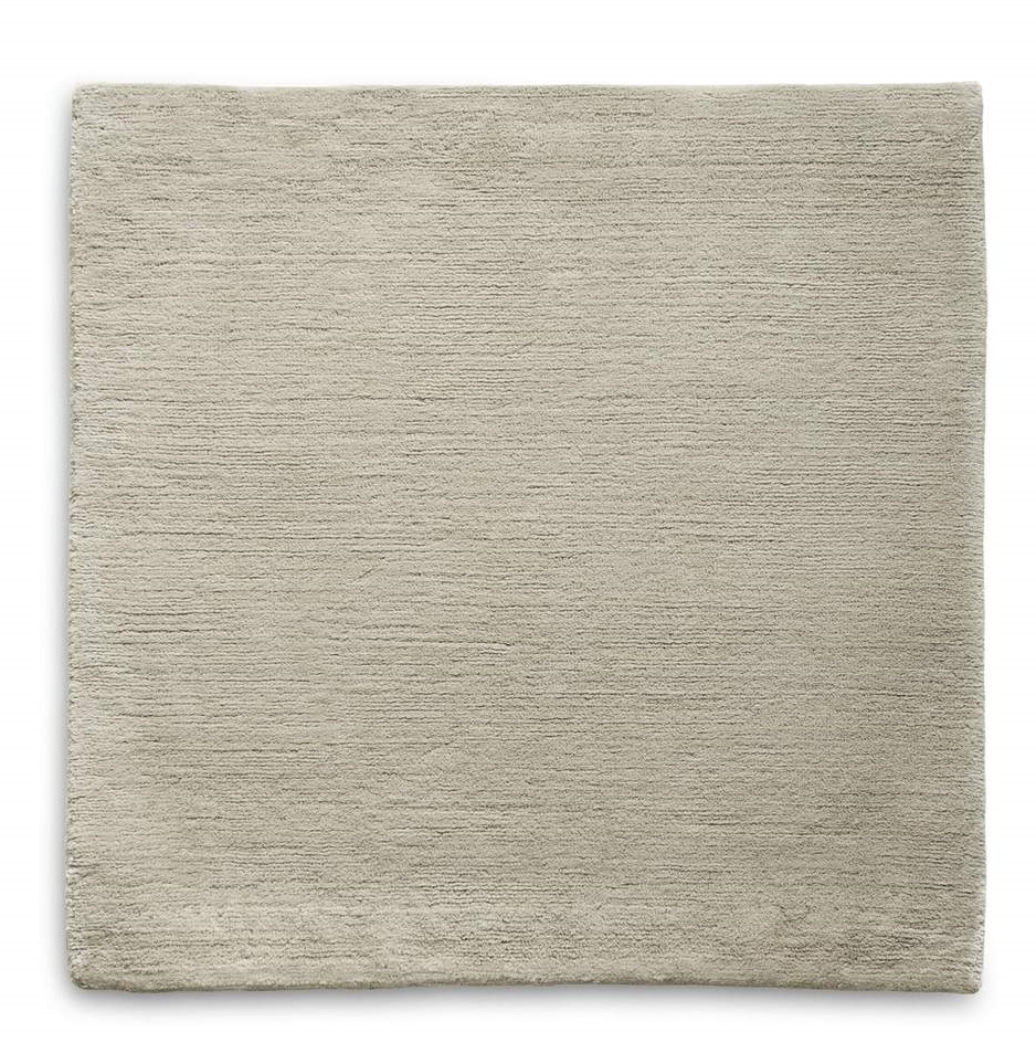 Legends of Carpets Teppich Walter Knoll, quadratisch, beige, hochwertige Textur, modernes Design für Wohnzimmer.