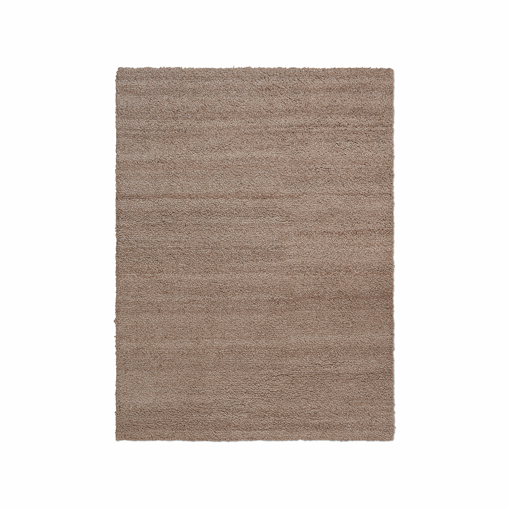 Beiger Shade Loop Teppich von Ferm Living, 140x200 cm, für Wohnzimmer und Schlafzimmer.