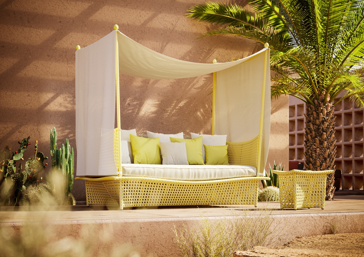 Daydream-dagbed met bekleding van Dedon