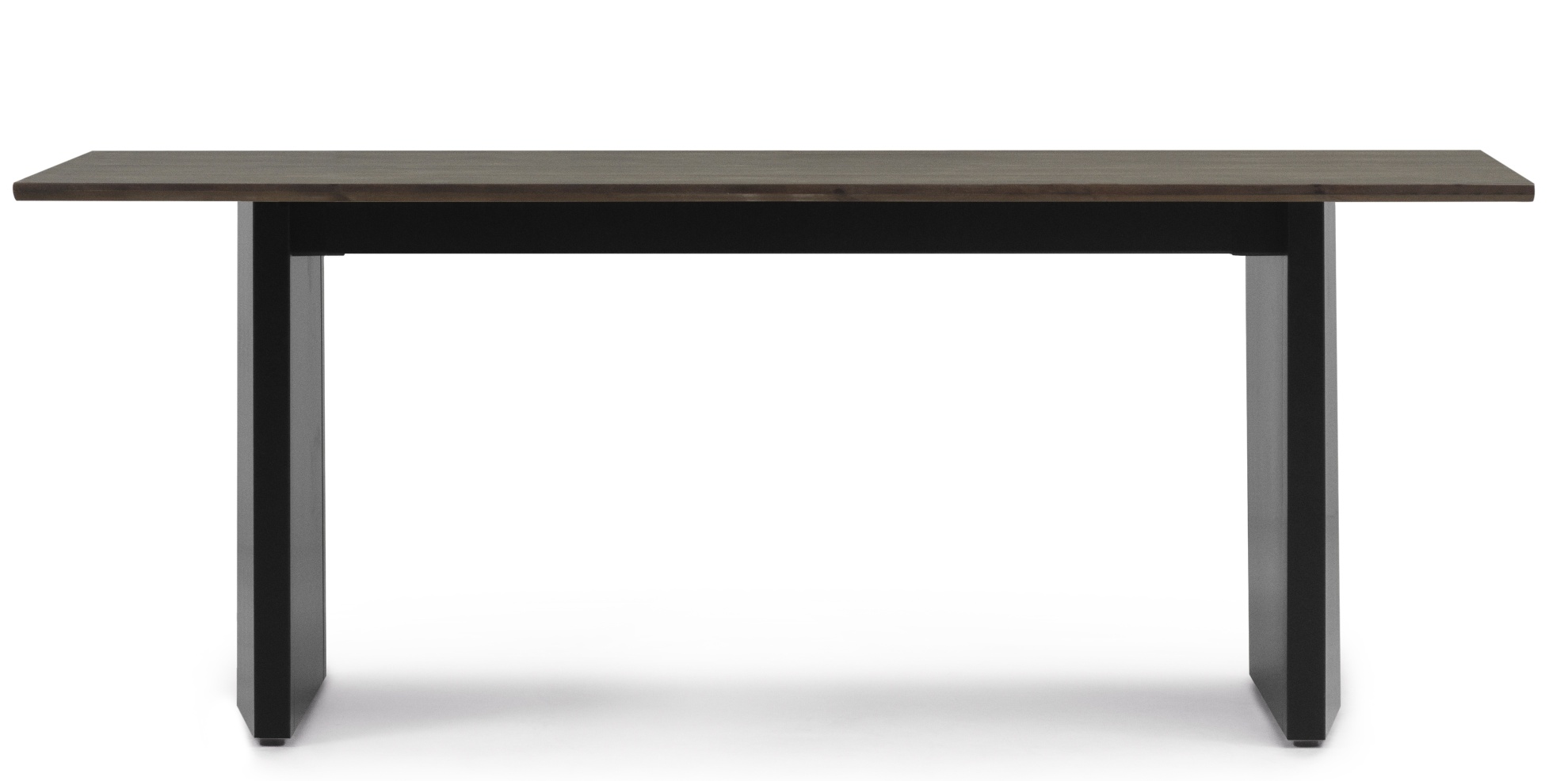 Normann Copenhagen Panel Tisch, Esstisch aus Holz mit schwarzem Untergestell, 200x90 cm, modern und stilvoll.