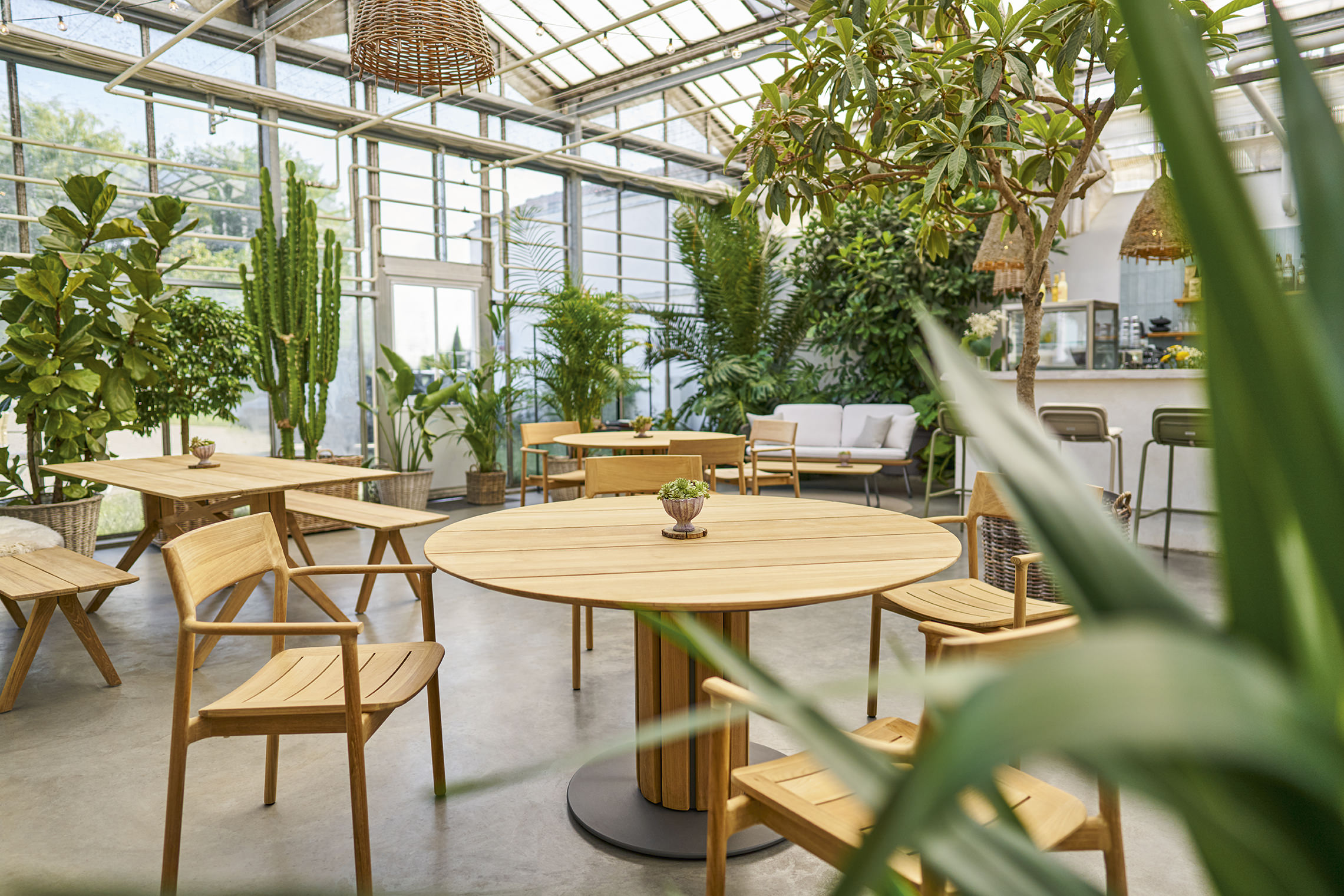Teva ronde tafel / eettafel Weishäupl