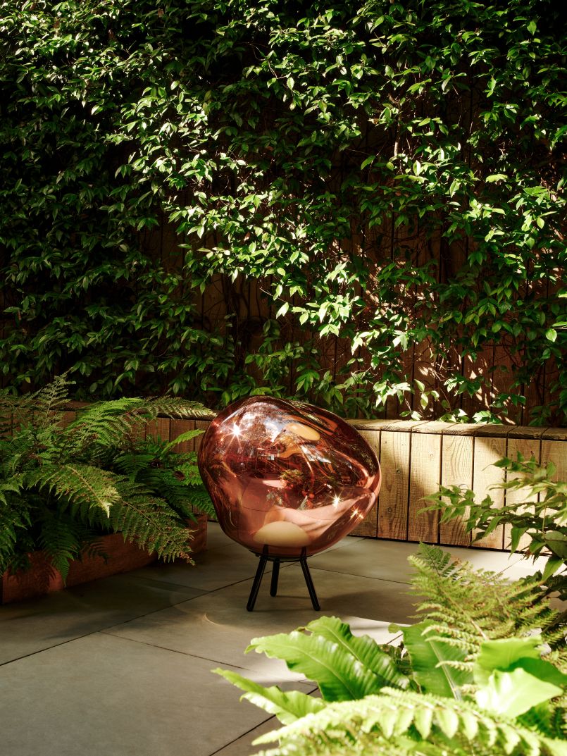 Melt Large LED draagbare staande/hanglamp Opal Tom Dixon
