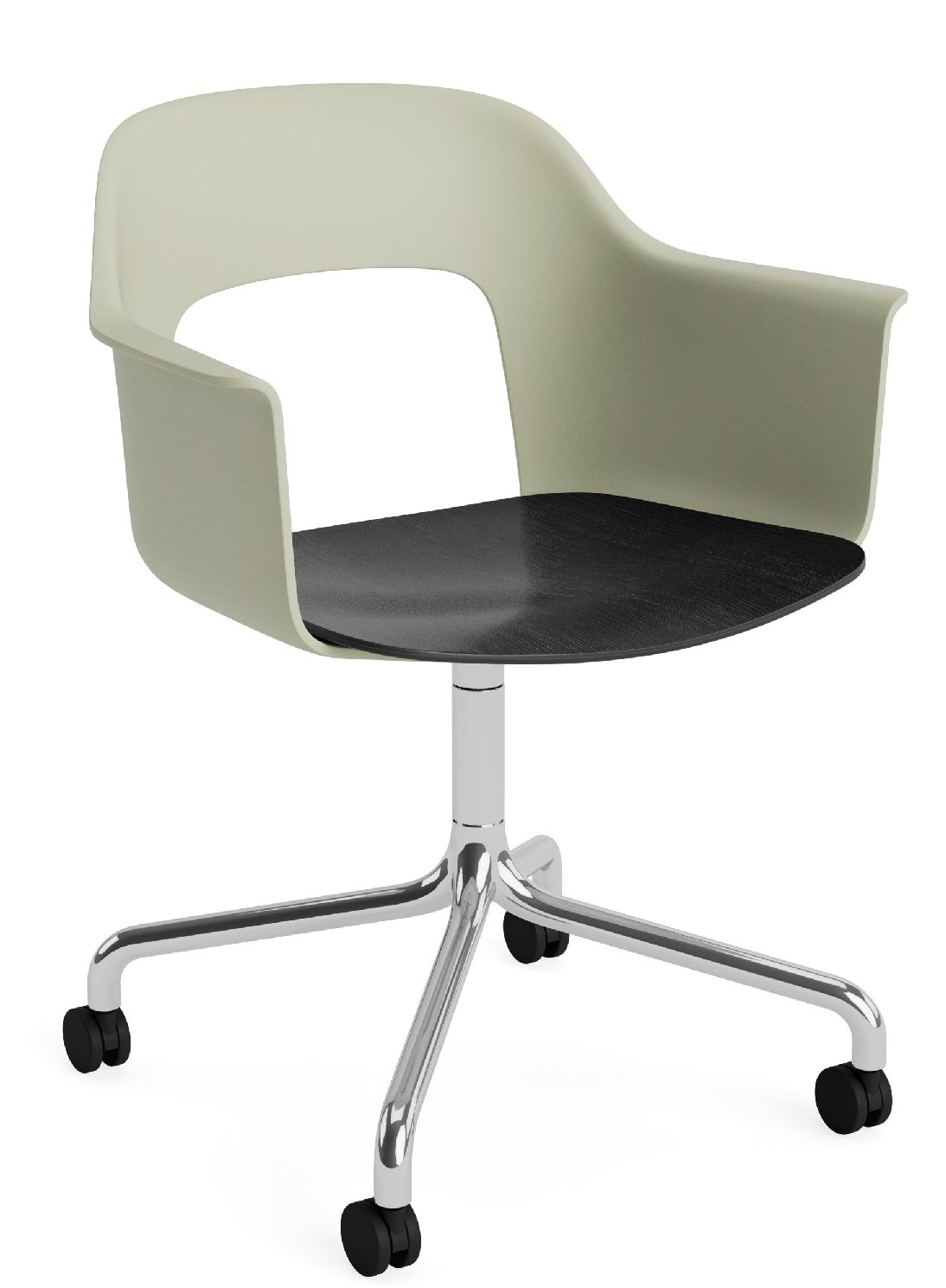Layout fauteuil 262 met armleuningen van Hay