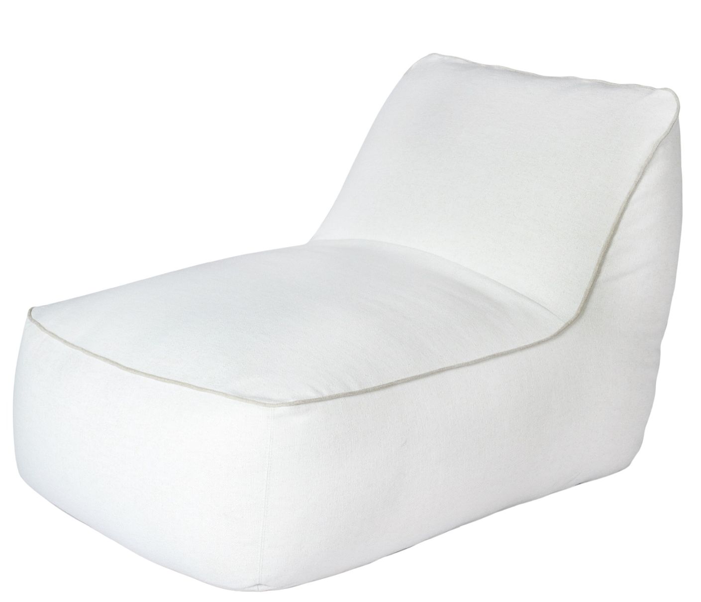 Weißer Maliha Lounge Sessel von Weishäupl für den Außenbereich, bequemer Outdoor Sessel.