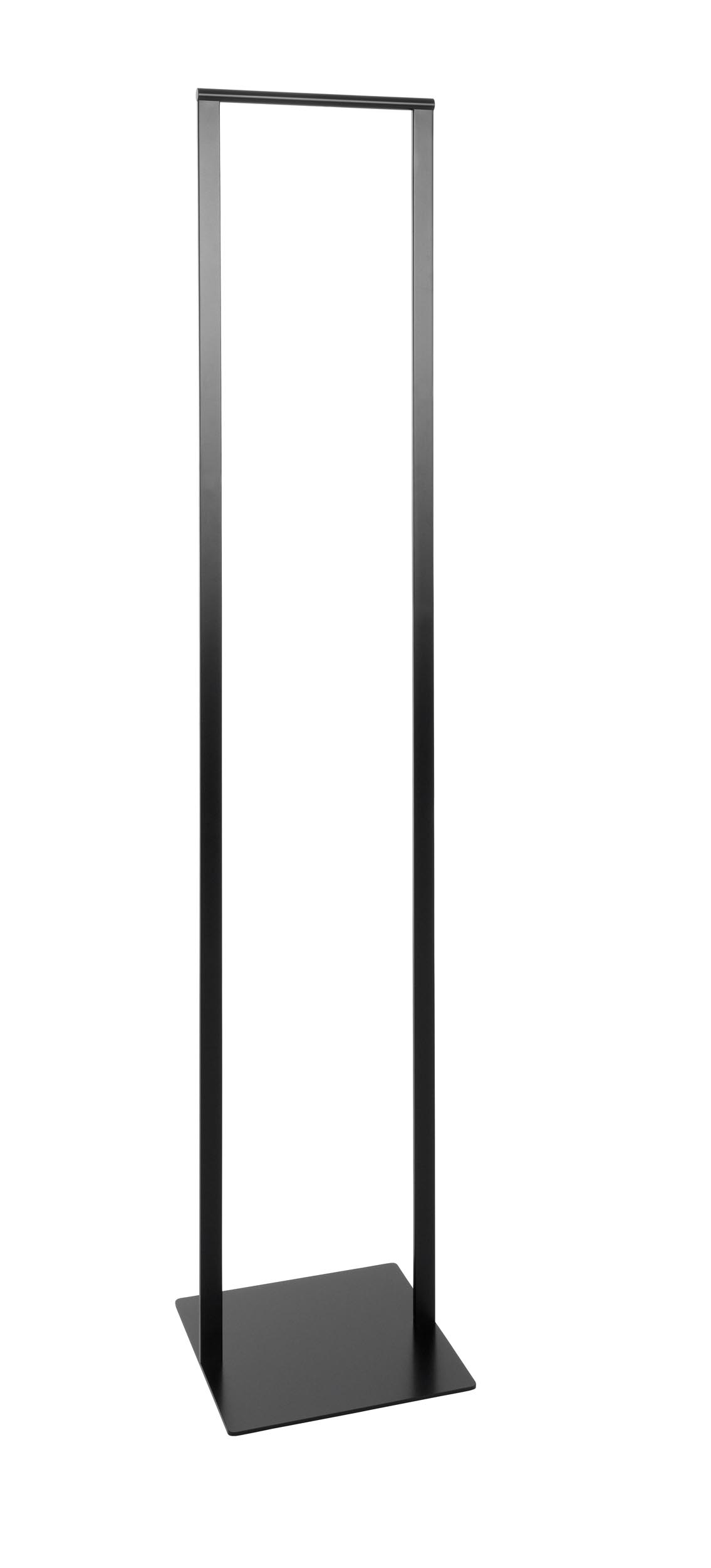 Schönbuch Slim Garderobenständer in Schwarz, minimalistisches Design für Flur und Eingangsbereich.