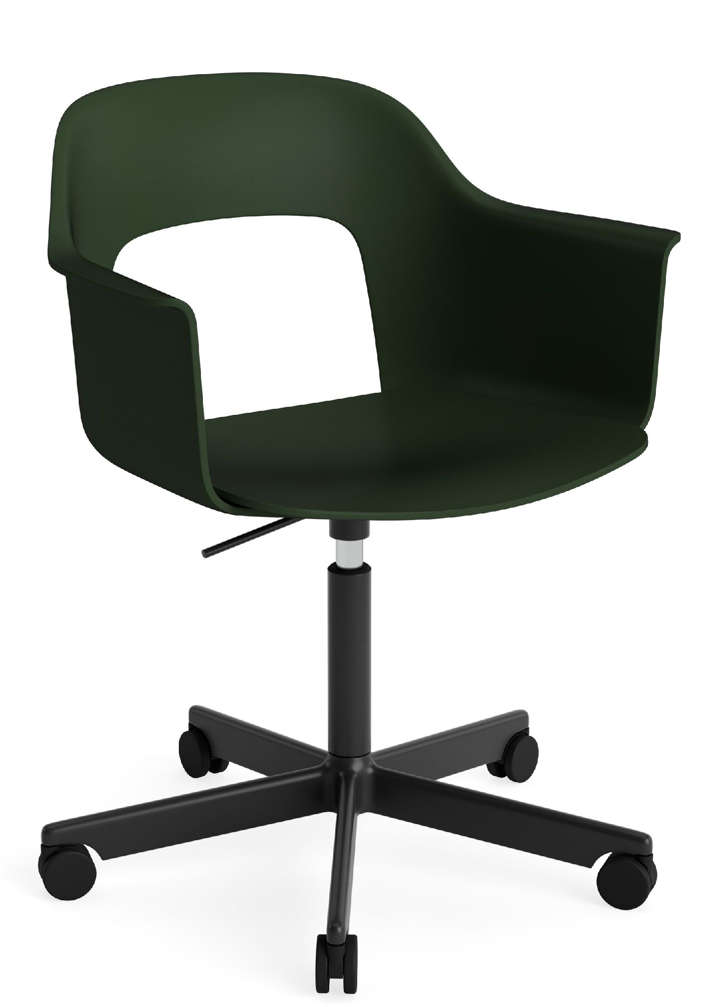 Layout Armchair 241 Fauteuil met 5-sterrenvoet, draaimechanisme met gasveer Hay