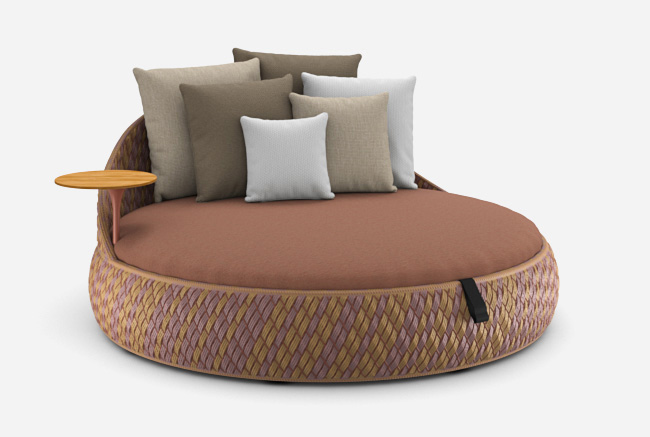 Dala Outdoor-zithoek met bekleding van Dedon