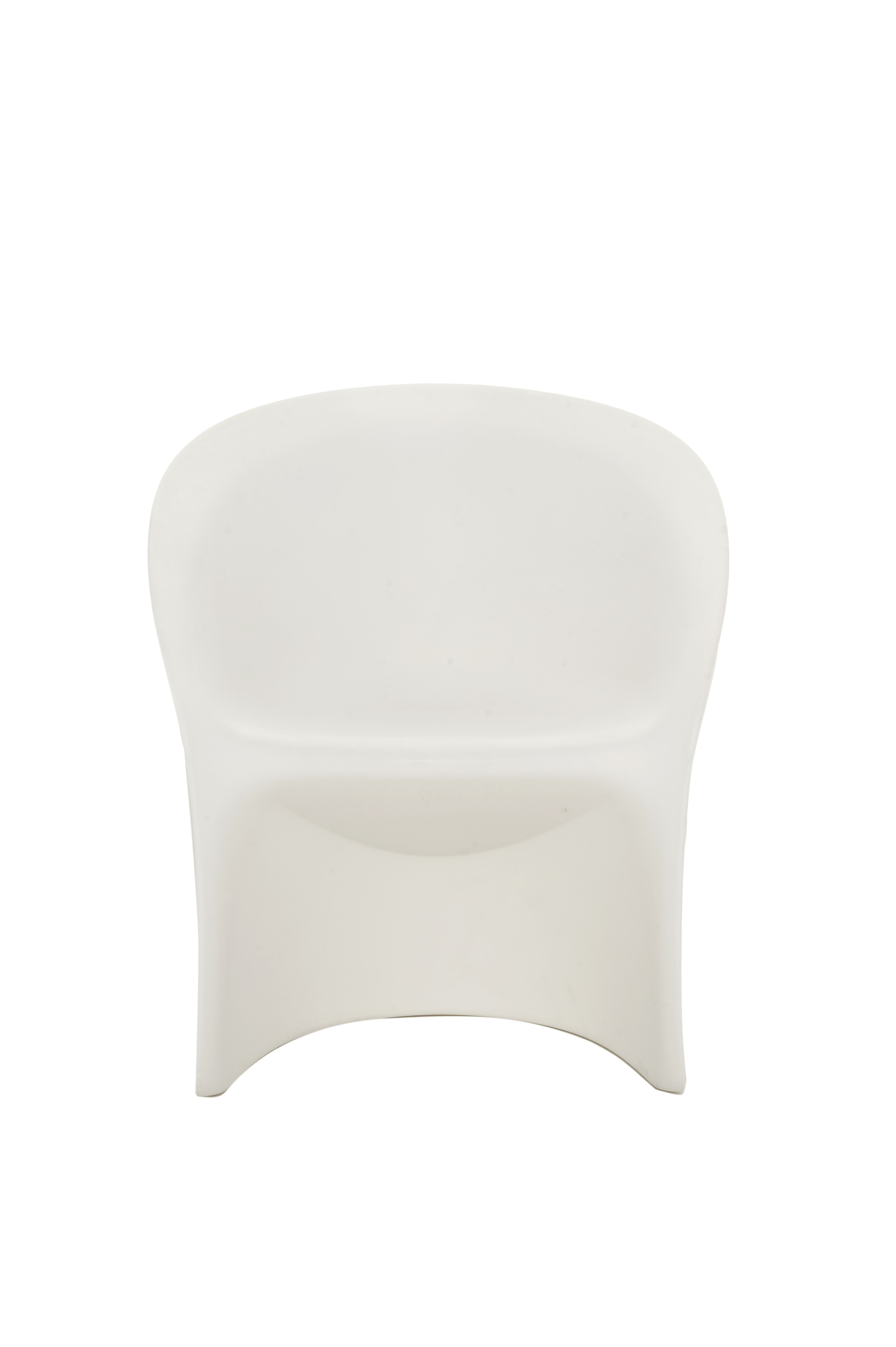 Weißer Modesty Veiled Sessel von Driade, moderner Design Stuhl für Wohnzimmer und Esszimmer.