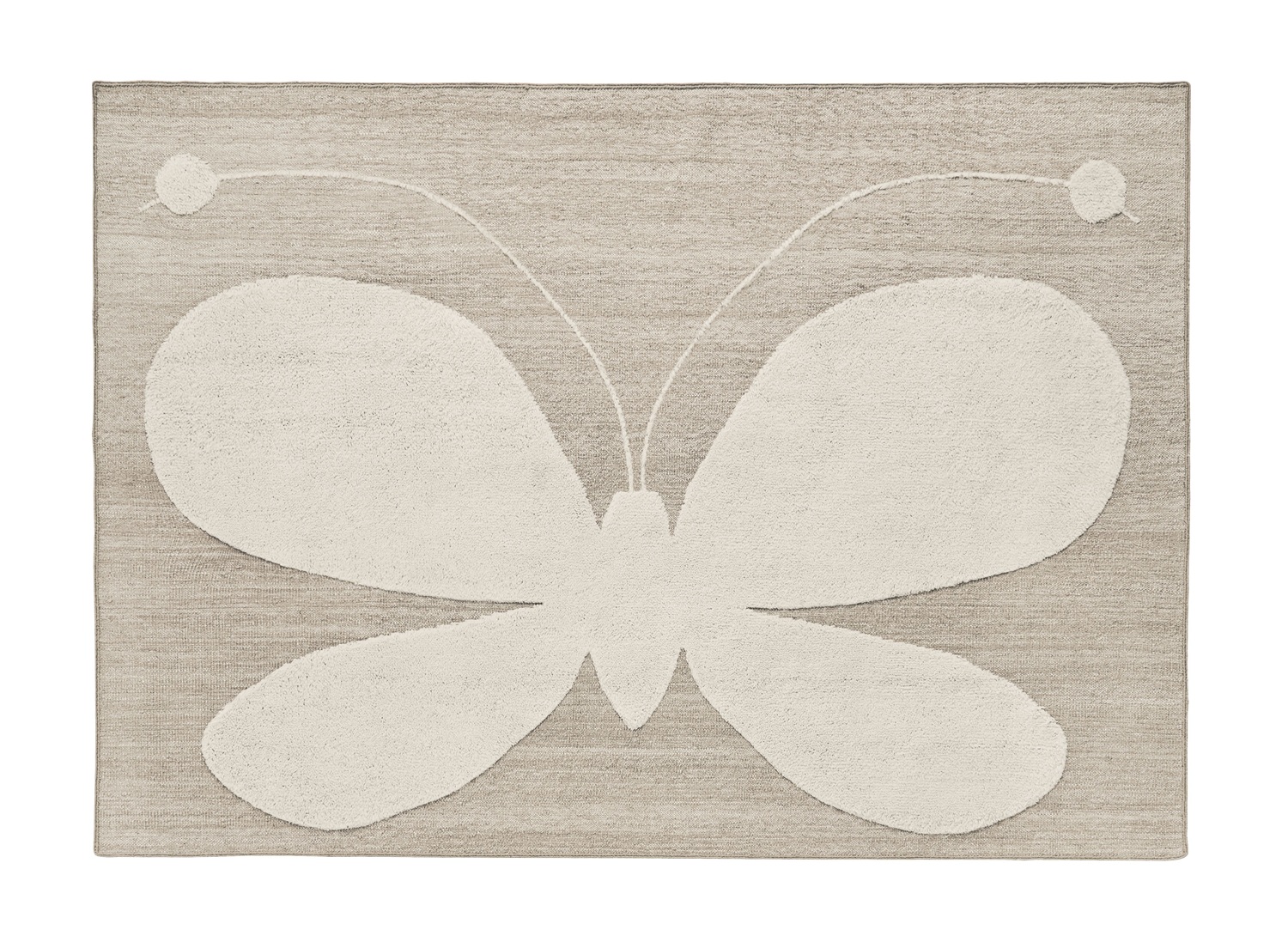 Lucia Eames Butterfly Wool-tapijt van Nanimarquina