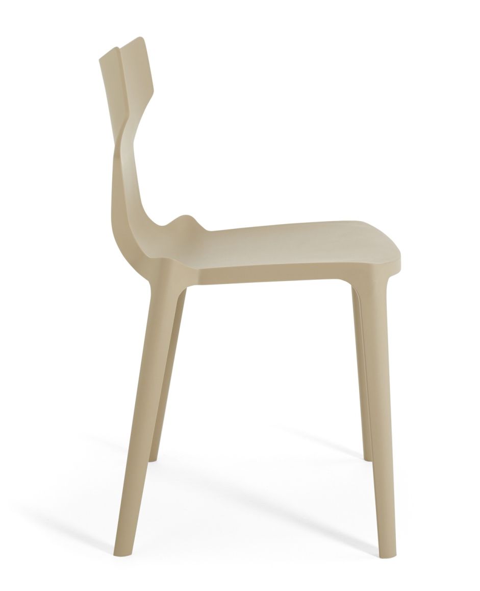 Re-Chair 2-delige set taupe Kartell