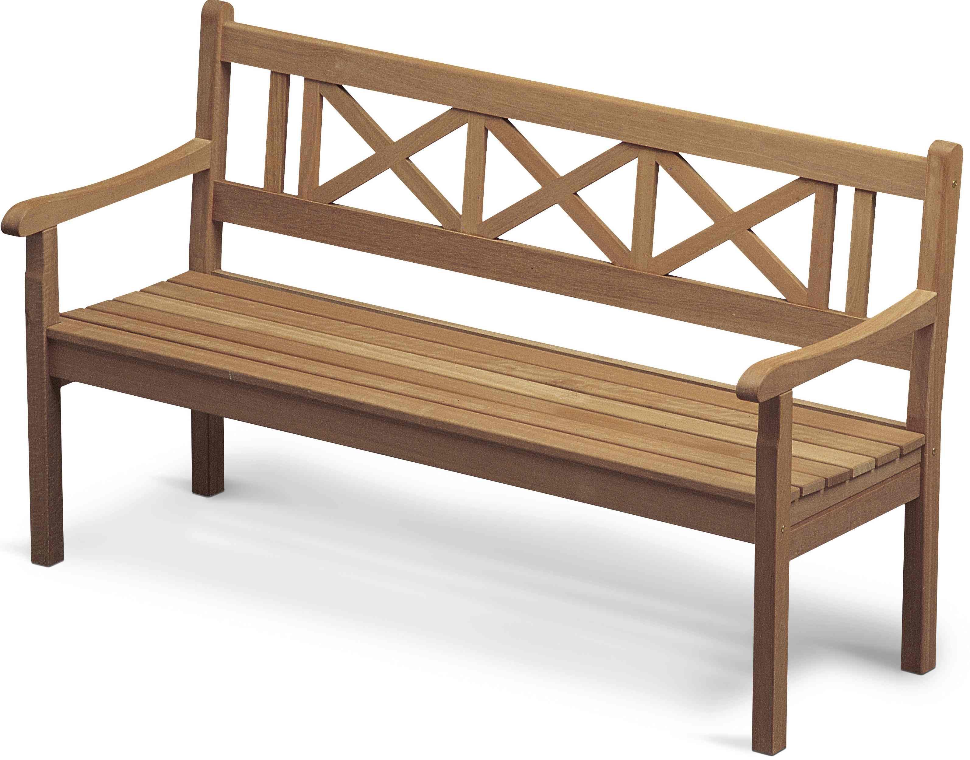 Skagen Gartenbank aus Teakholz von Skagerak by Fritz Hansen für den Außenbereich.