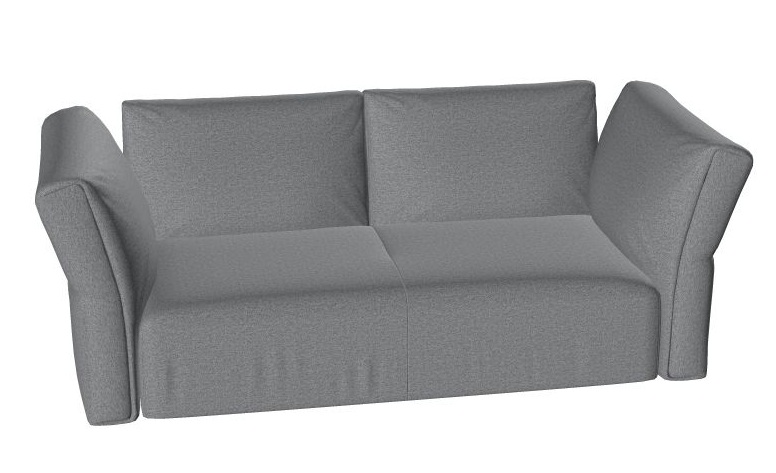 Molamisa vrijstaande tweezitsbank van Walter Knoll
