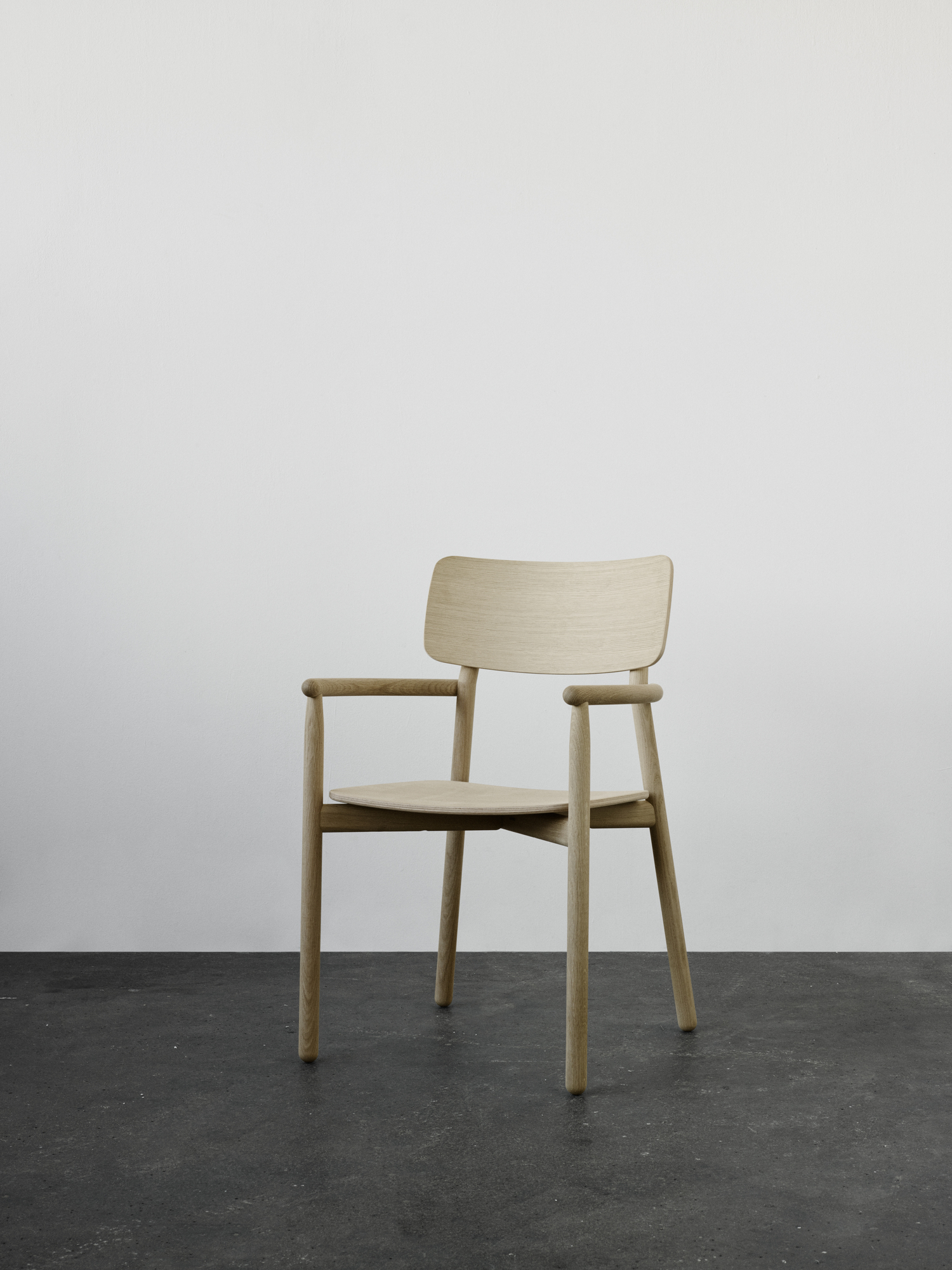 Hven Armchair Stuhl aus Eiche von Skagerak by Fritz Hansen, heller Holzstuhl mit Armlehnen.