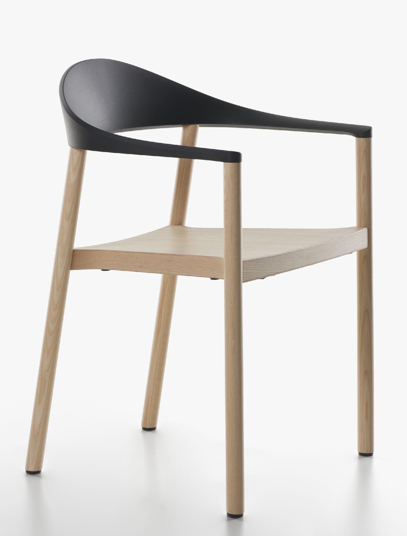 Monza fauteuil met armleuningen Plank