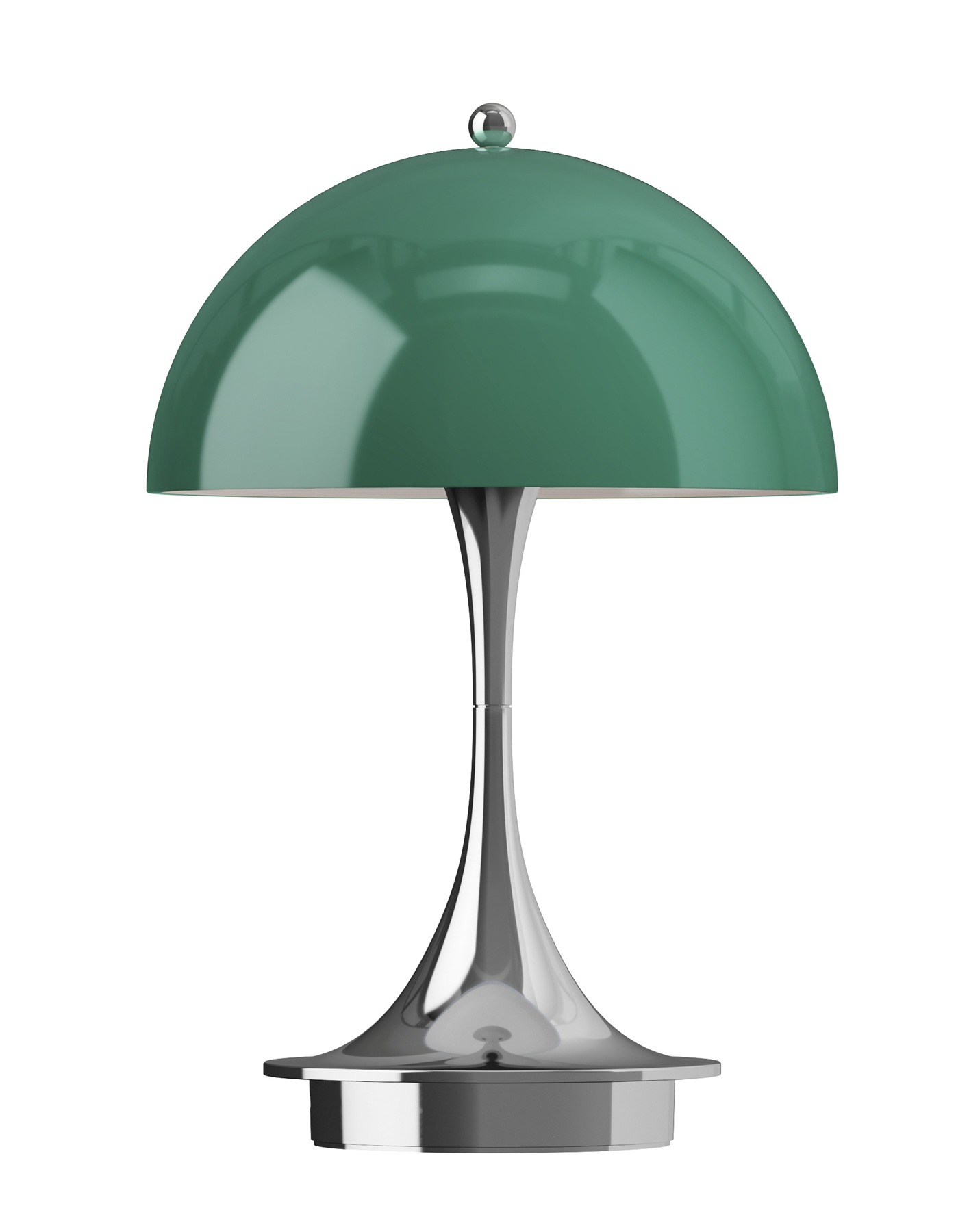 Panthella Originals 160 Portable Lamp Chroom tafellamp / acculamp Louis Poulsen