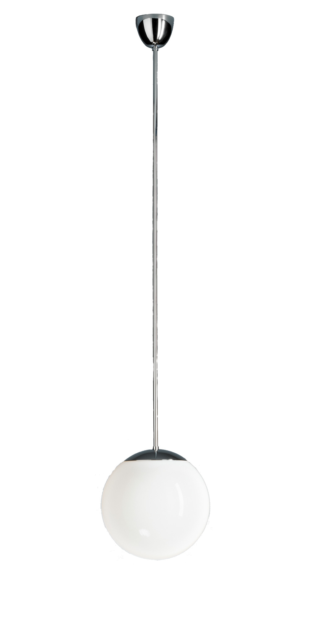 HL 99 Pendelleuchte mit runder Opalkugel, Tecnolumen Designlampe für Wohnzimmer und Esszimmer.