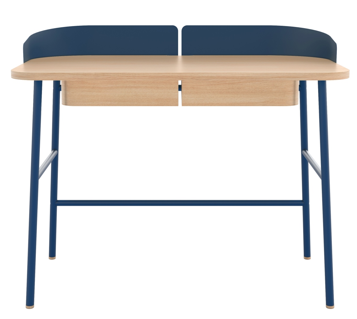 Victor-bureau Hartô matblauw