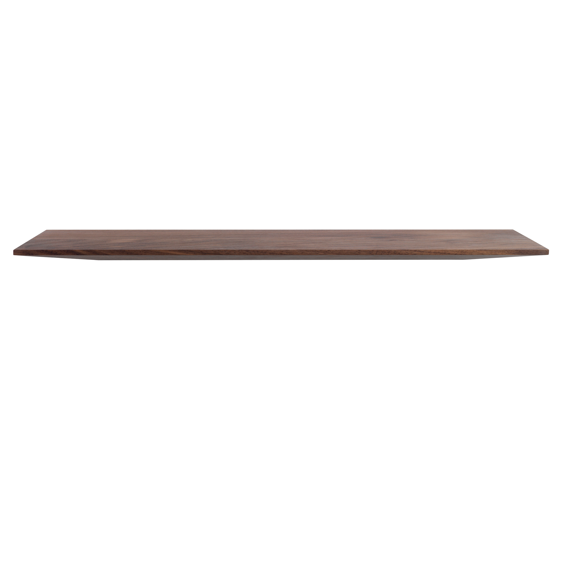 Schönbuch Cut Wandablage in Walnuss, 60 cm breit. Moderne Wandkonsole für Flur und Wohnraum.