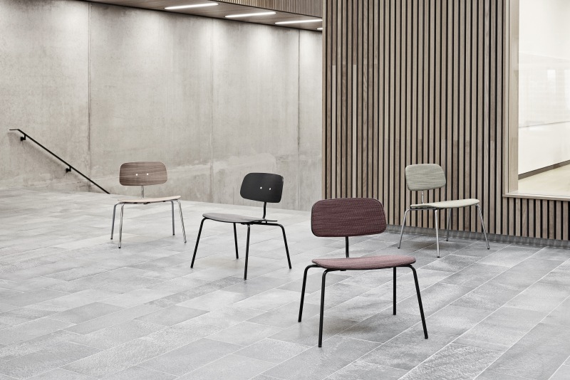 Kevi 2060 Stühle in verschiedenen Farben und Ausführungen, modernes Design für Büro und Wohnraum.
