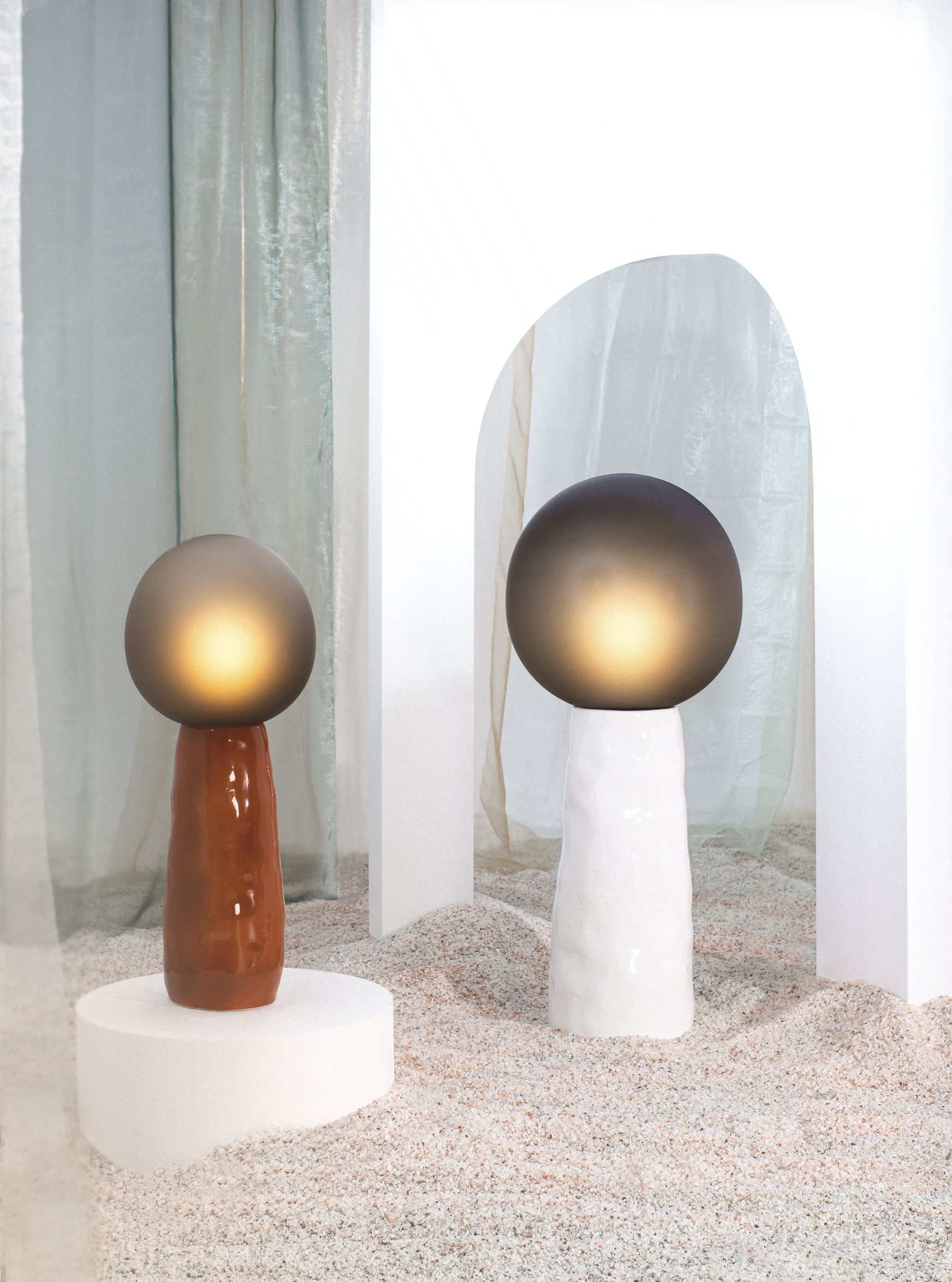 Kokeshi-staande lamp Pulpo