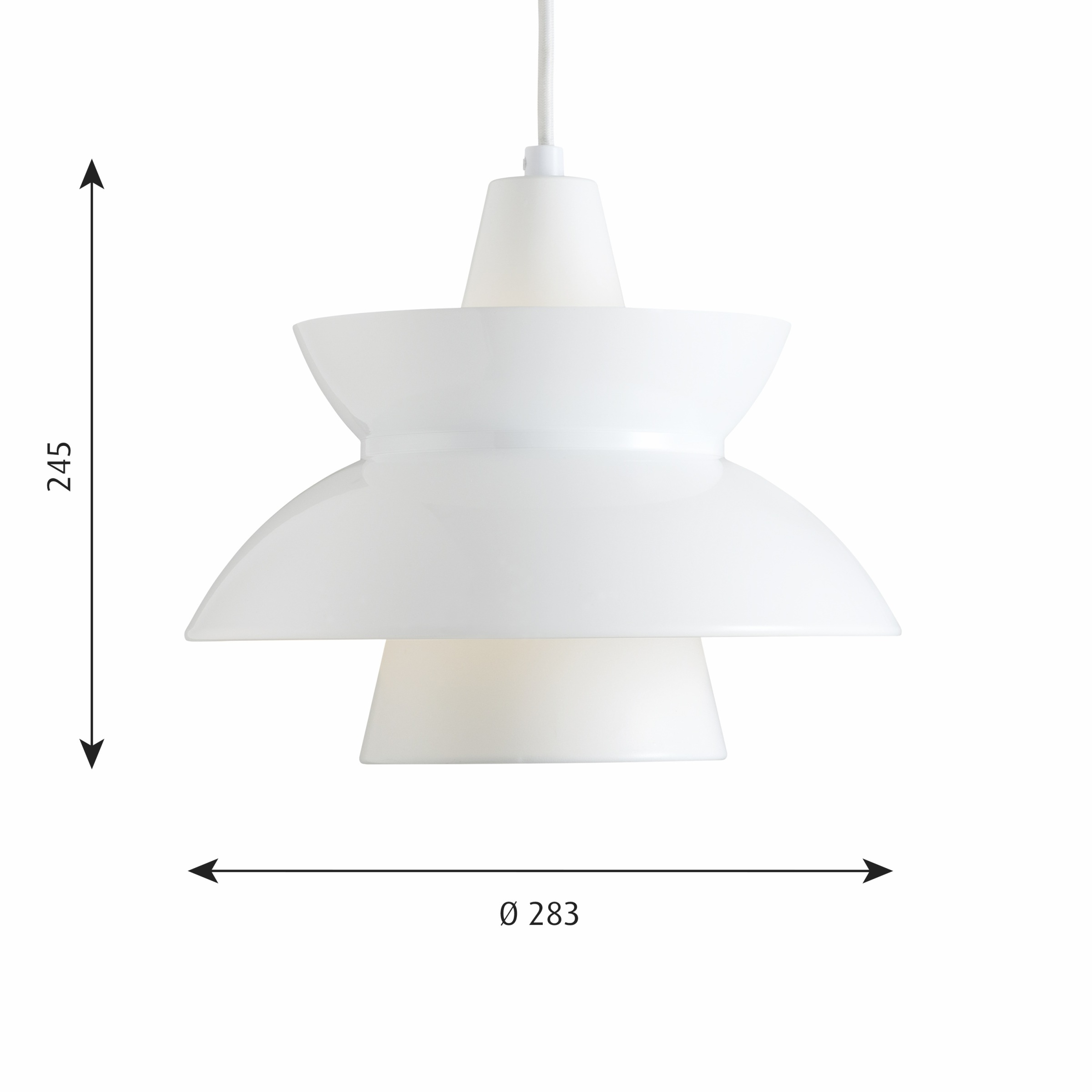 Doo-Wop hanglamp van Louis Poulsen