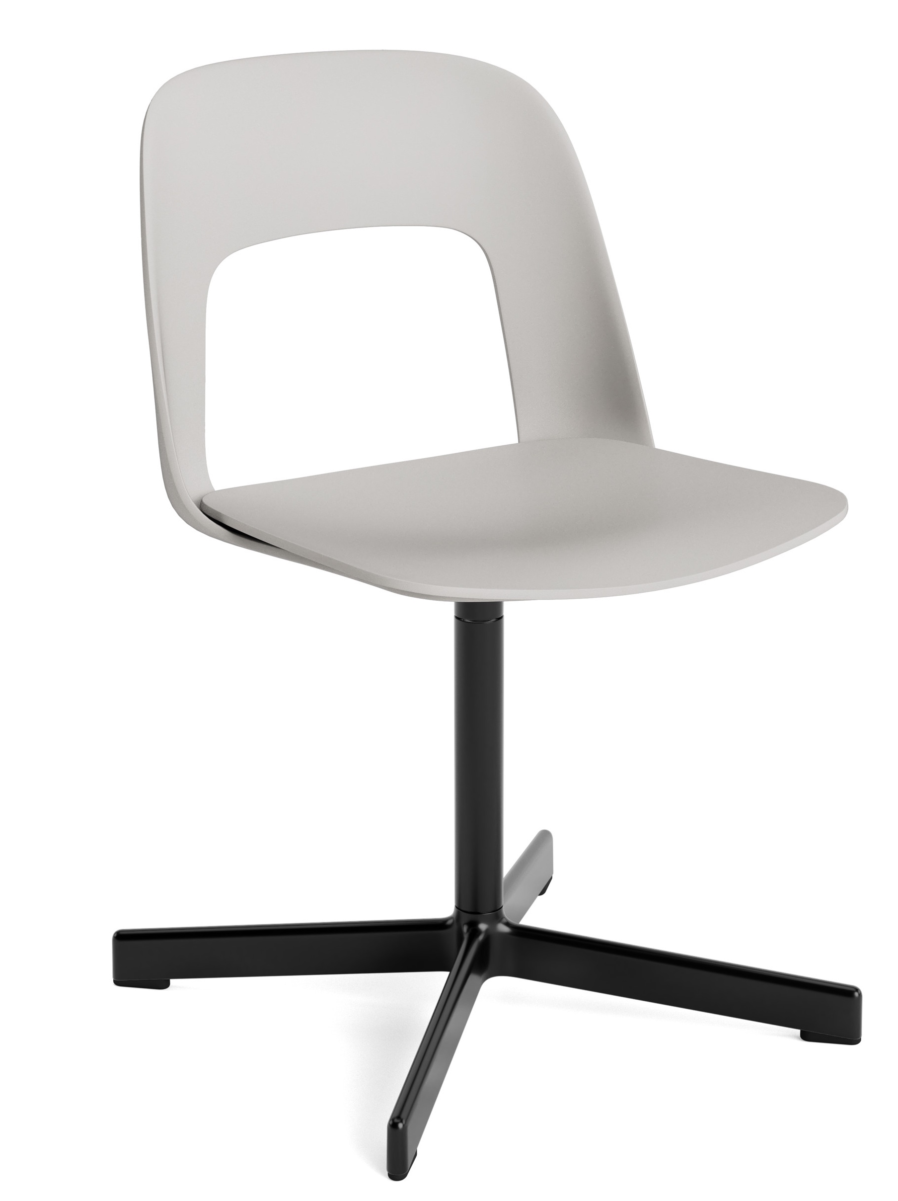Layout Side Chair 131 stoel met vierpotig draaivoet van Hay