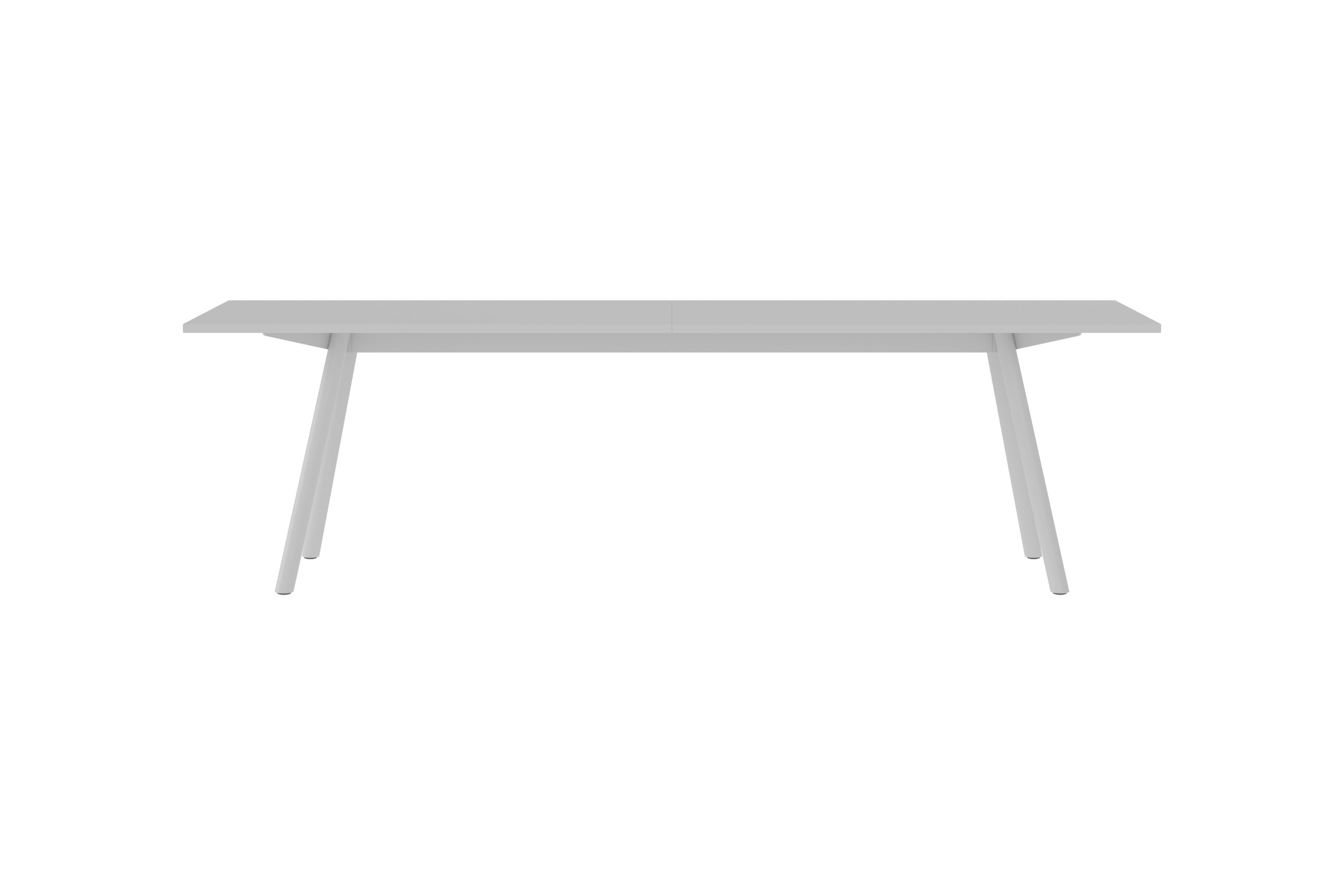 Heller New Tendency Masa Tisch mit minimalistischem Design und geraden Tischbeinen.