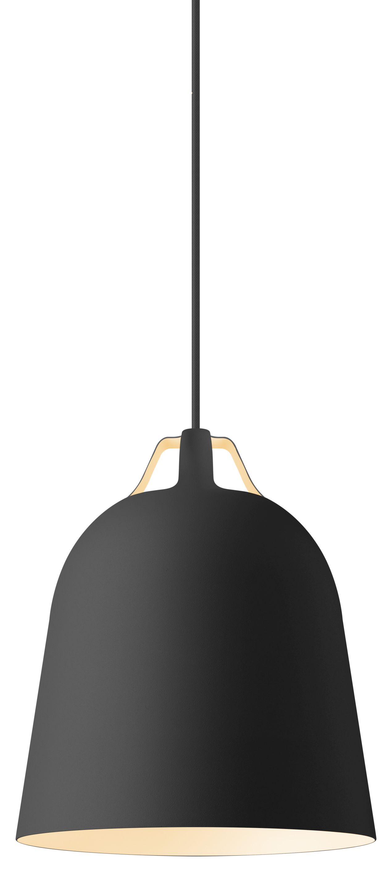 Schwarze Clover Pendelleuchte von Eva Solo, Durchmesser 21 cm, moderne Hängelampe für Wohnraumbeleuchtung.