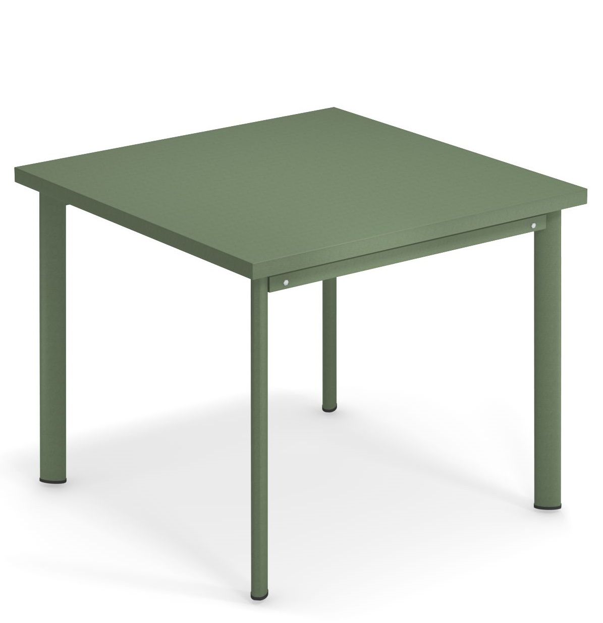 Quadratischer, grüner Star Tisch von Emu für den Außenbereich, ideal für Garten, Terrasse oder Balkon.