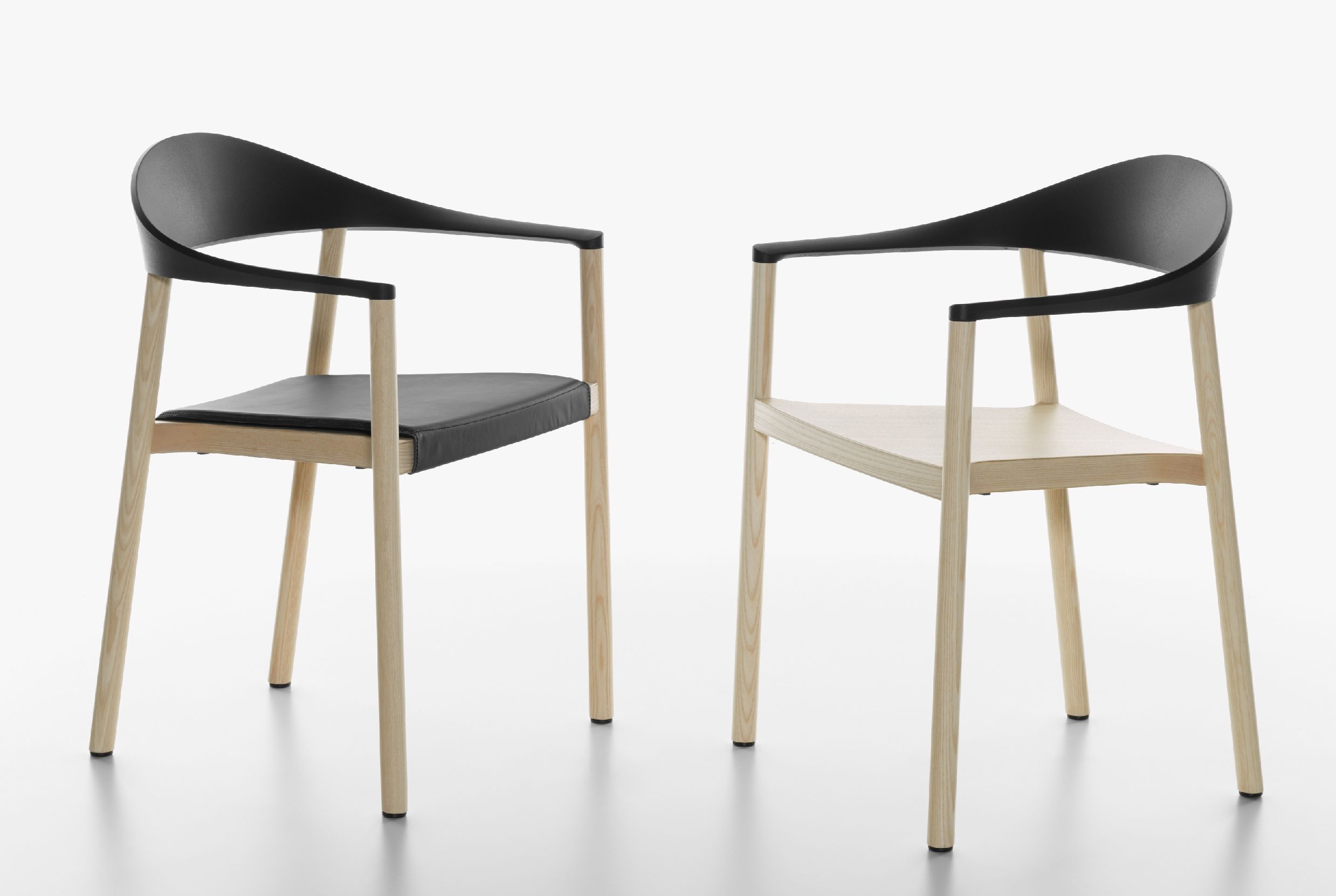 Monza fauteuil met armleuningen Plank