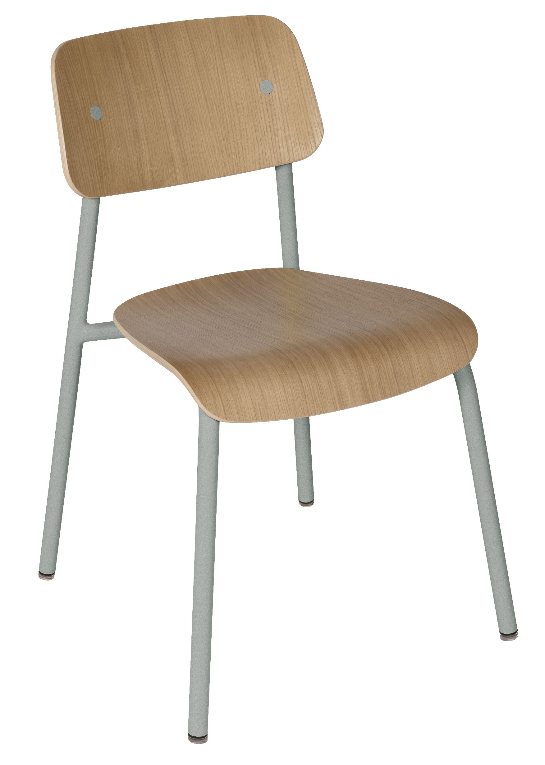 Studie Chair stoel van eikenhout voor binnen, Fermob