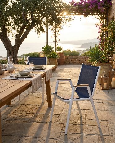 Pilotis-fauteuil met armleuningen Batyline Outdoor Fermob