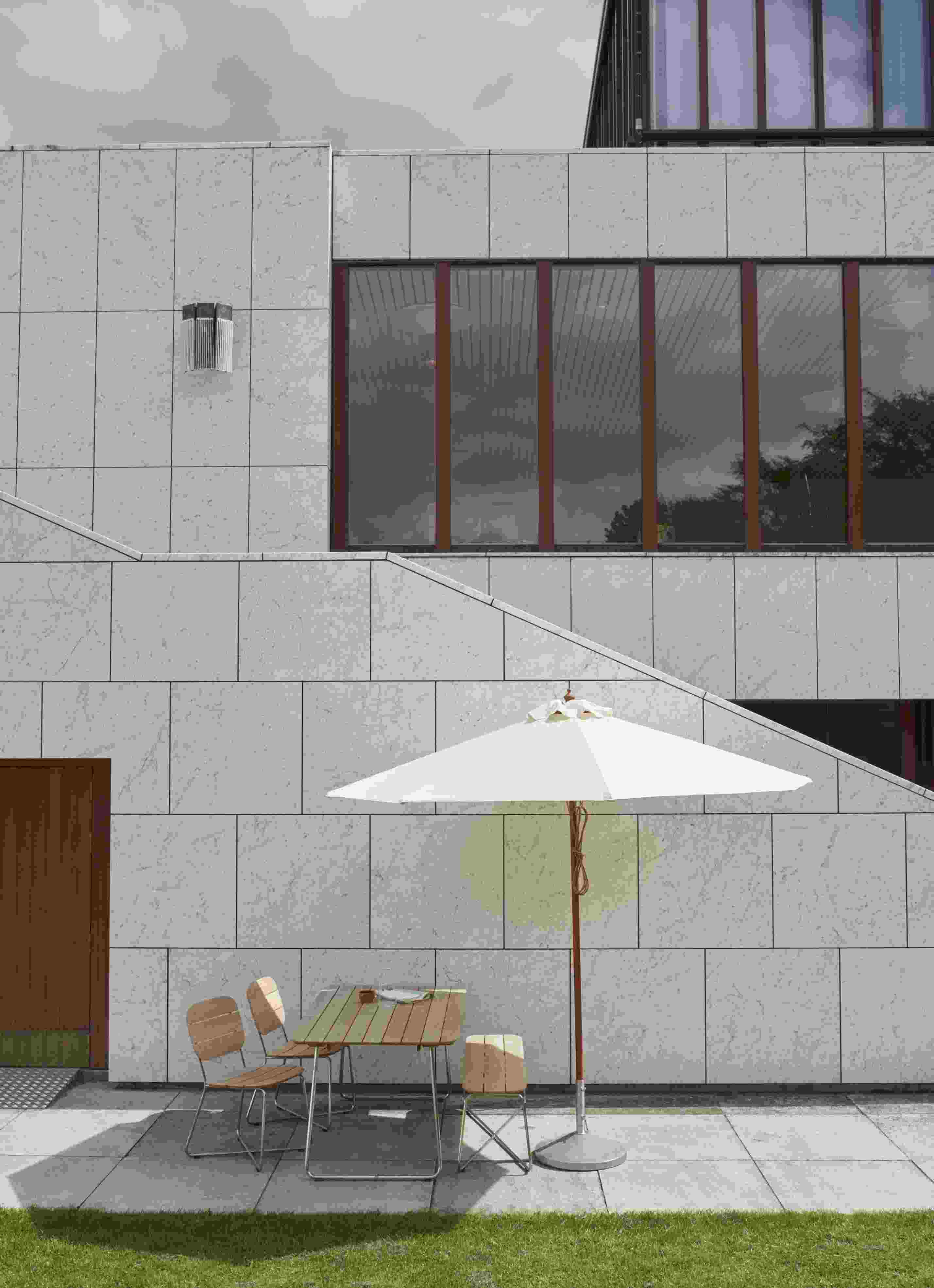Messina-parasol Skagerak by Fritz Hansen Ø 210 cm / Gebroken wit