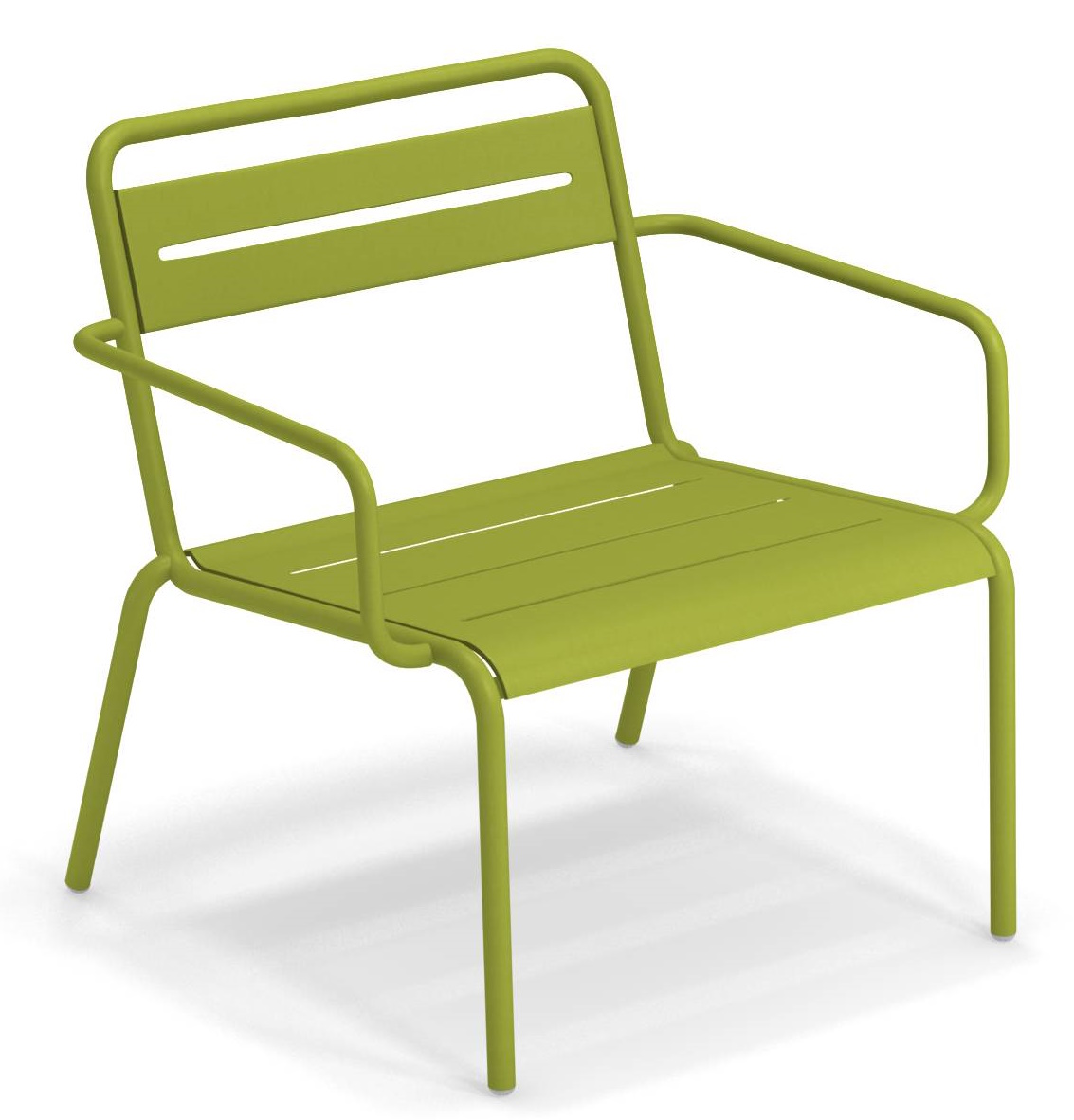 Grüner Star Lounge Chair Sessel von Emu für den Außenbereich, Garten und Terrasse.