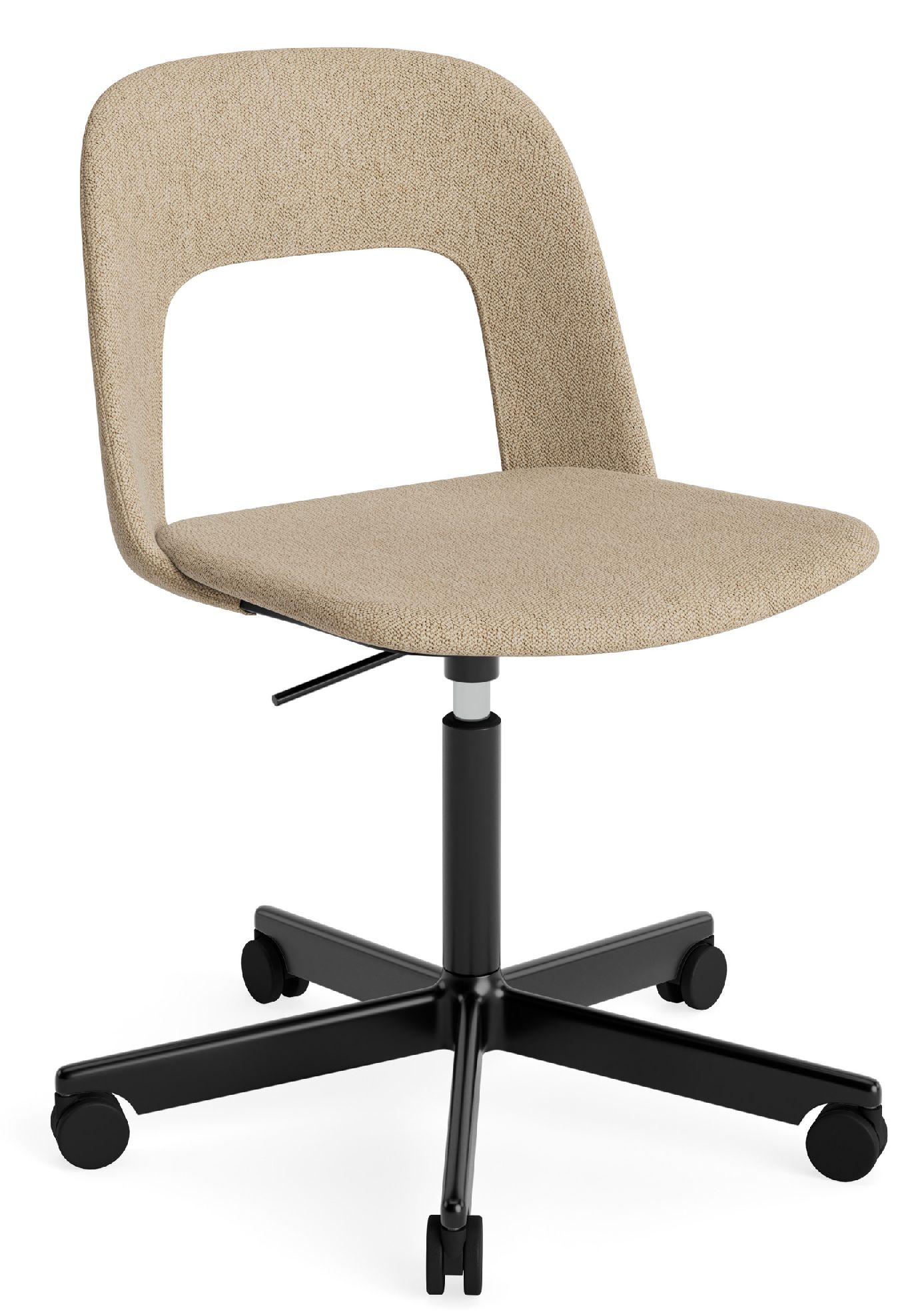 Layout Side Chair 144 stoel met vijfsterrenvoet van Hay