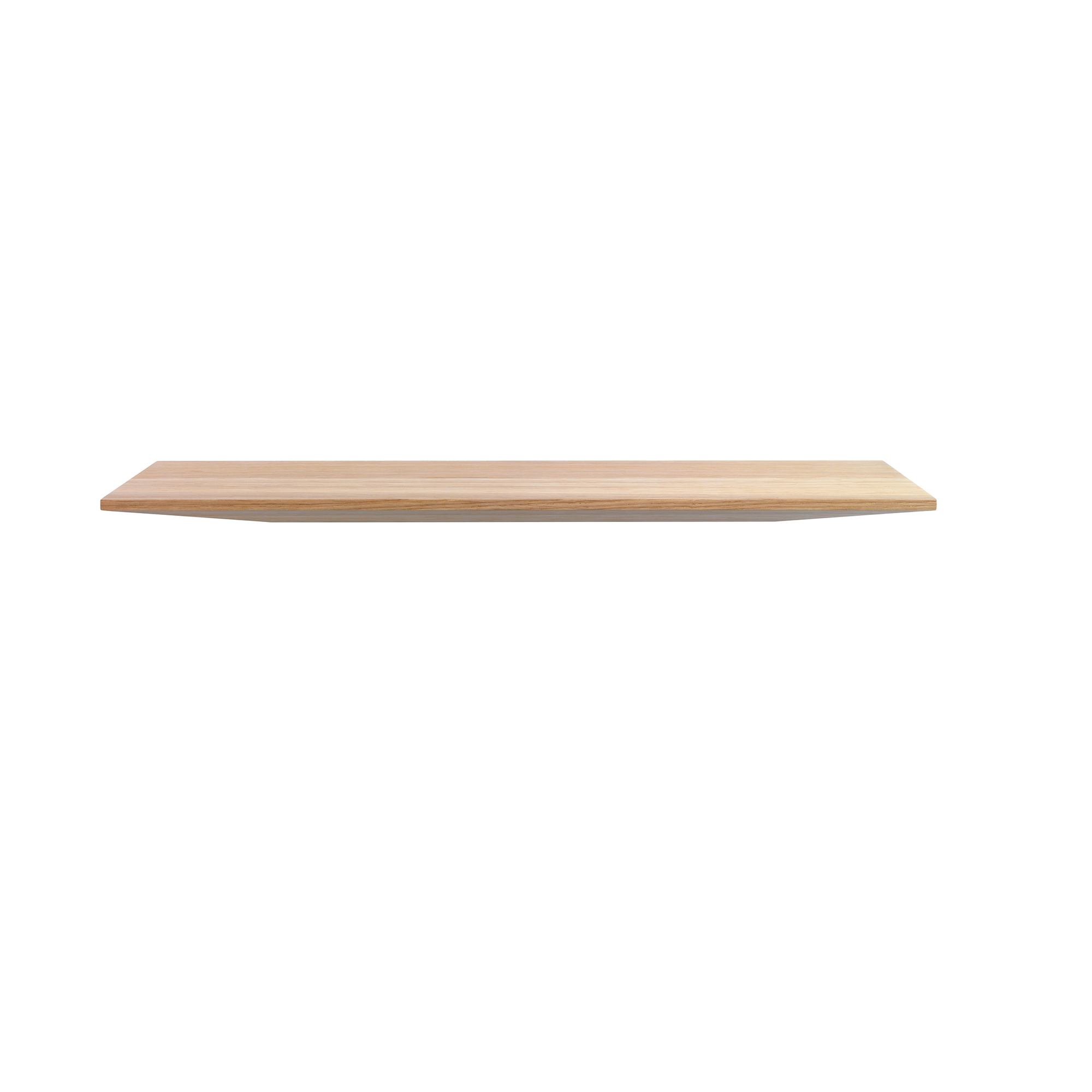 Schönbuch Cut Wandablage, 45 cm breit, aus hellem Holz, moderne Wandkonsole für Wohnzimmer.