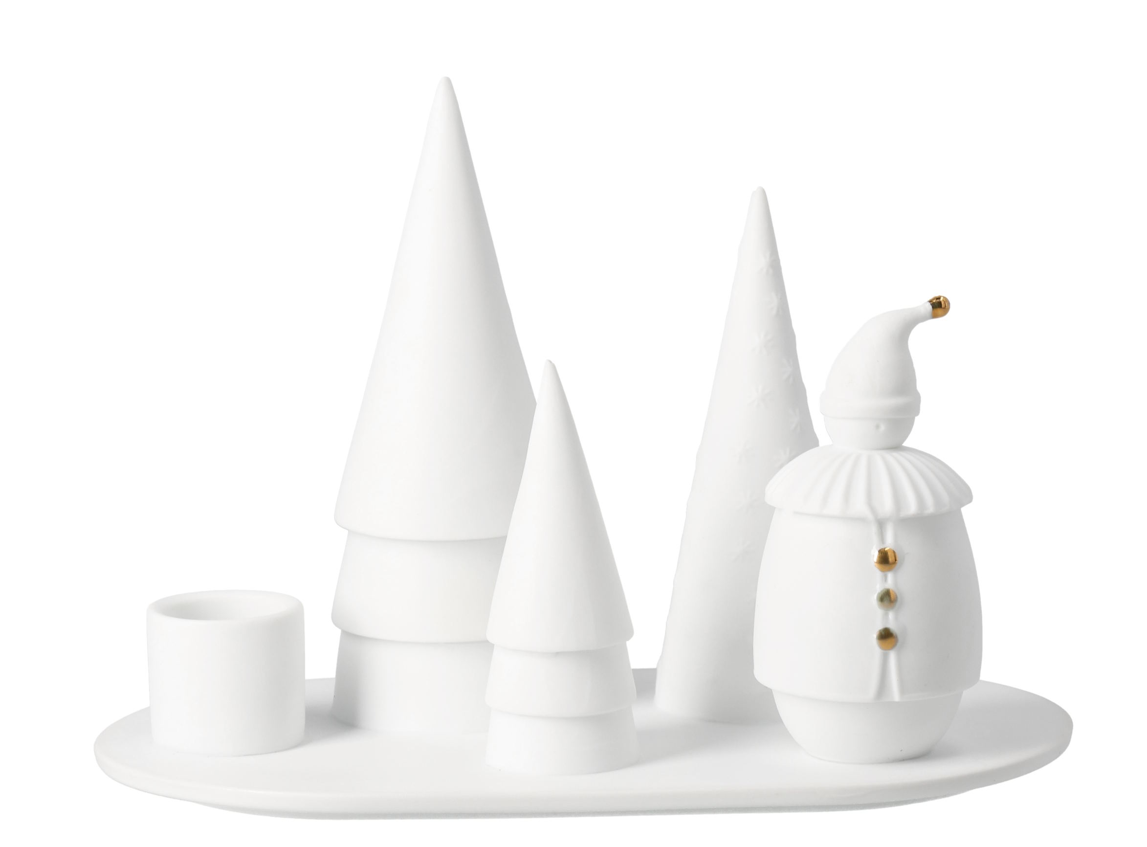 Kandelaar Kerstman met Räder