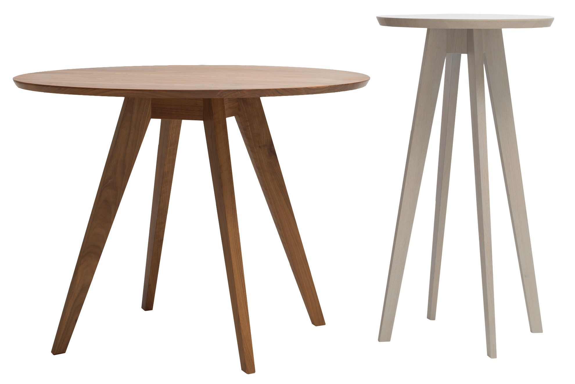 CENA Hochtisch: Runder Stehtisch aus Holz, ideal für Bar, Küche oder Esszimmer.