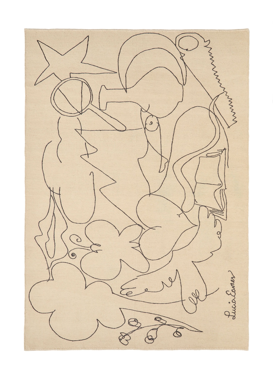 Lucia Eames Discovery-tapijt van Nanimarquina
