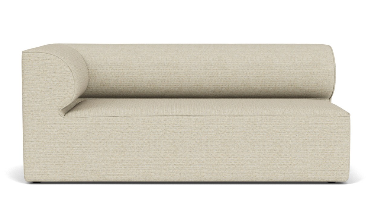 Beige Eave Modular Sofa Ecke von Audo Copenhagen, modernes Ecksofa für Wohnzimmer und Lounge.