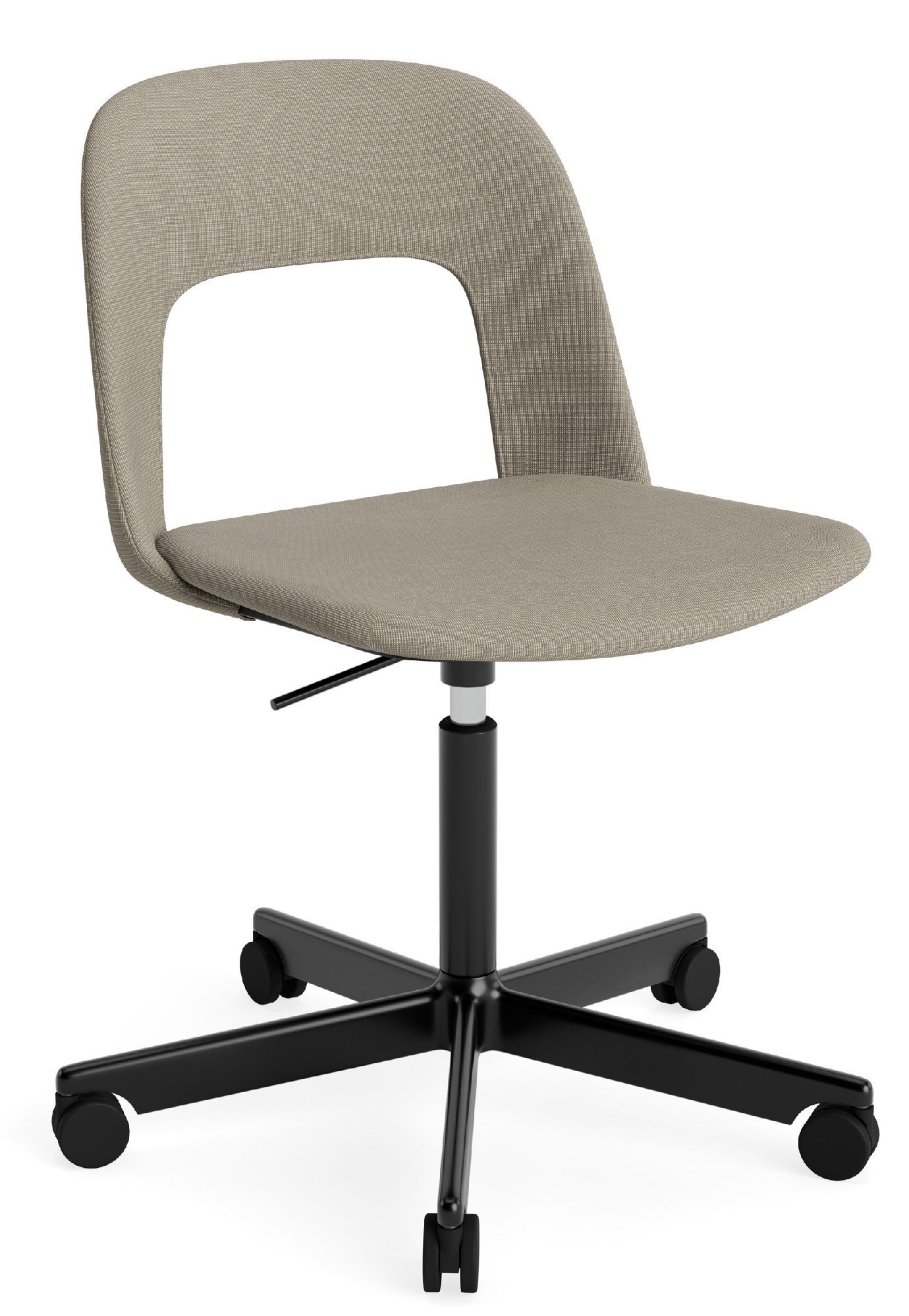 Layout Side Chair 144 stoel met vijfsterrenvoet van Hay