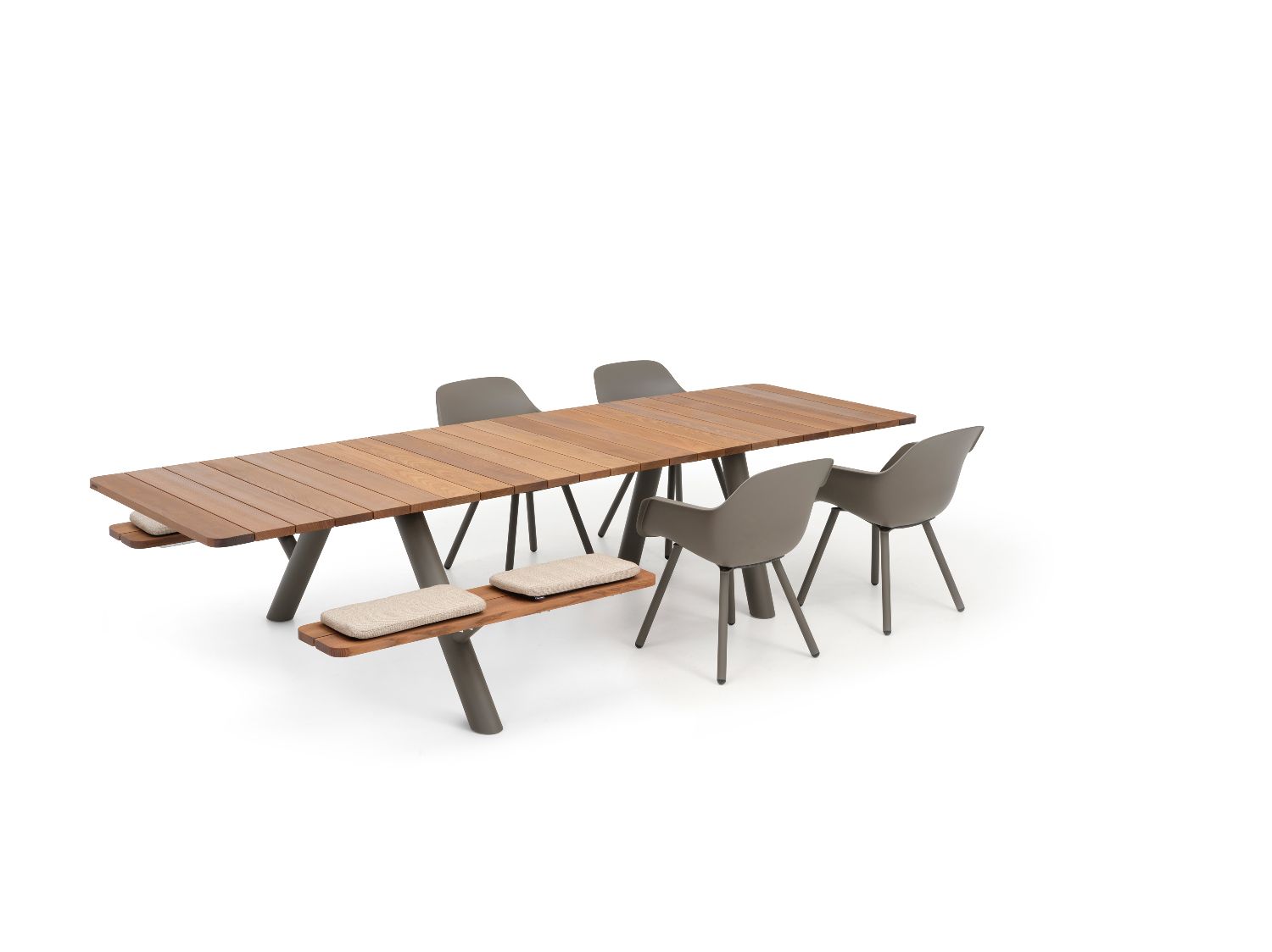 Panigiri Combo: combinatie van tafel en bank voor buiten, Extremis